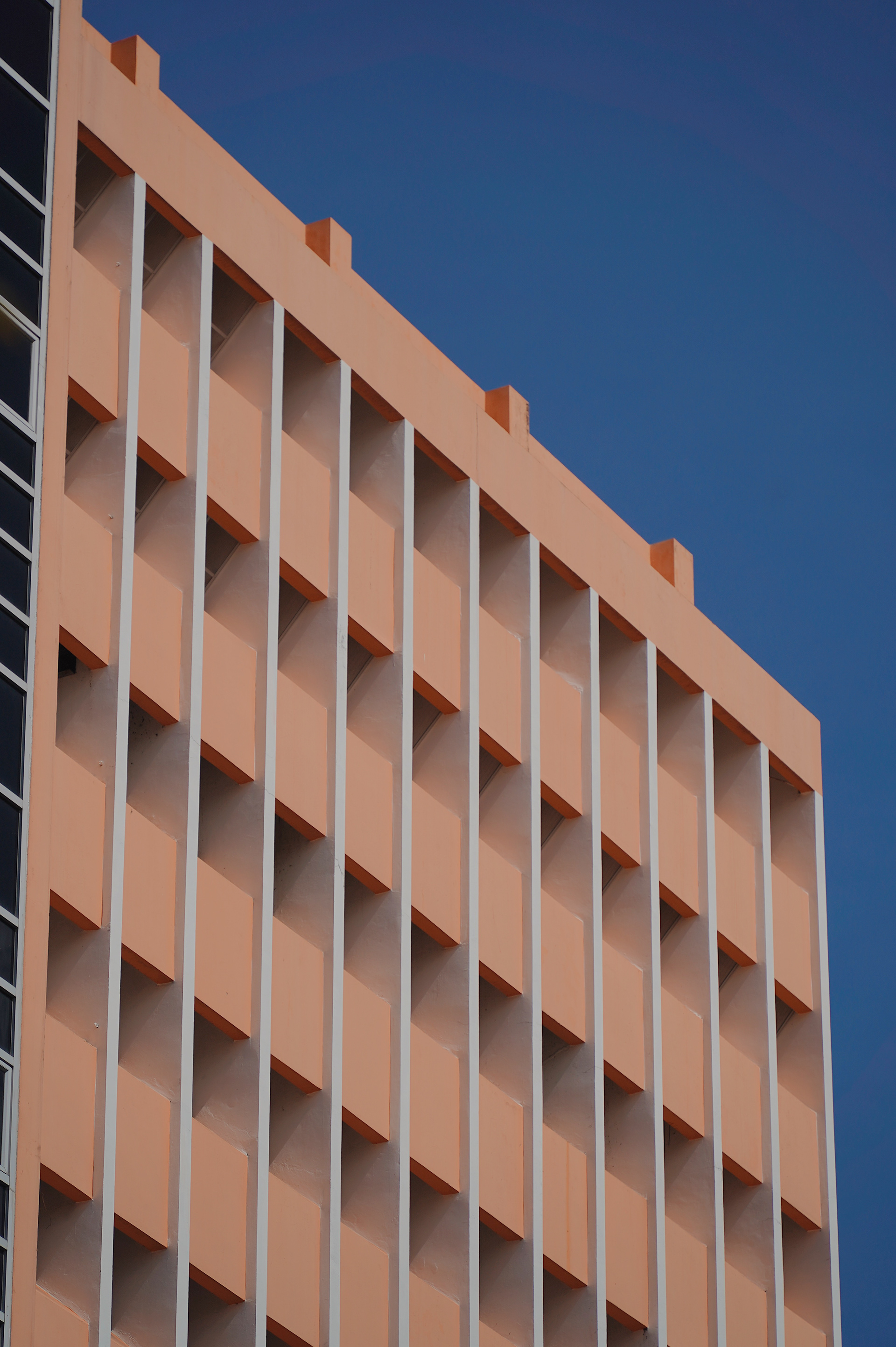 Minimalist Photography of Clear Sky and Building Lines
