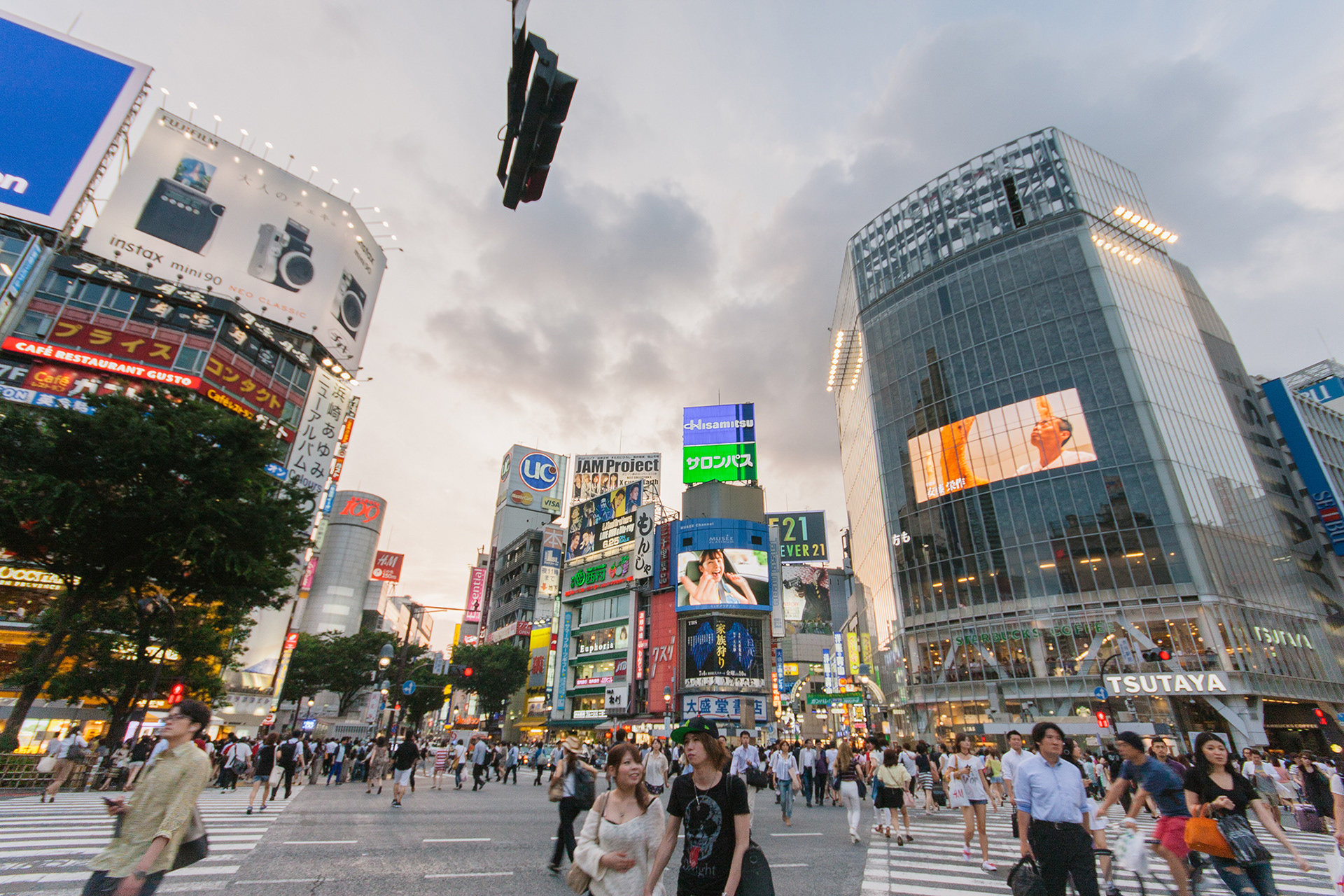 Shibuya Crossing in Tokyo