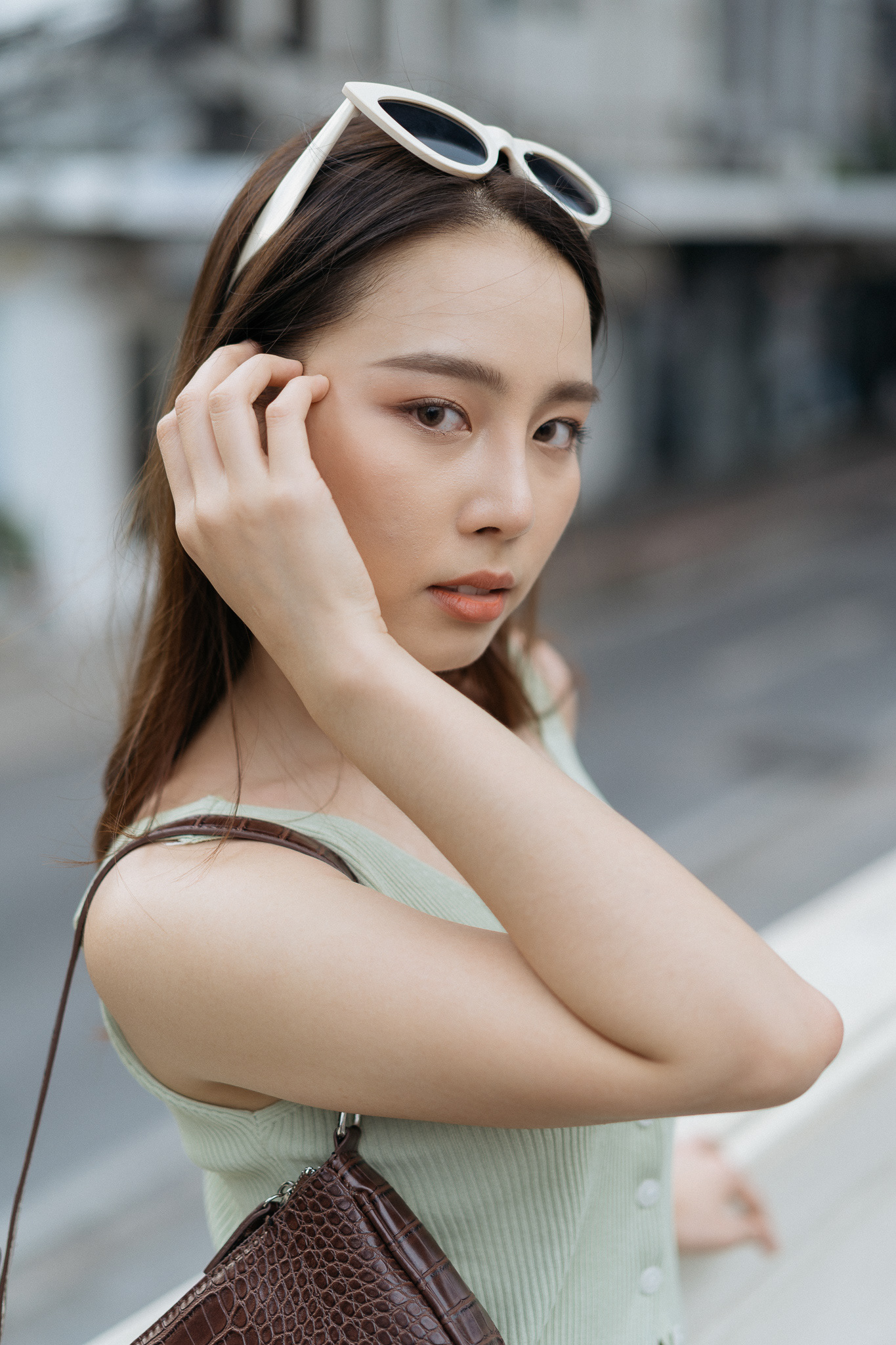 (Junior Posing in Fashion Outfit in Siam, Bangkok