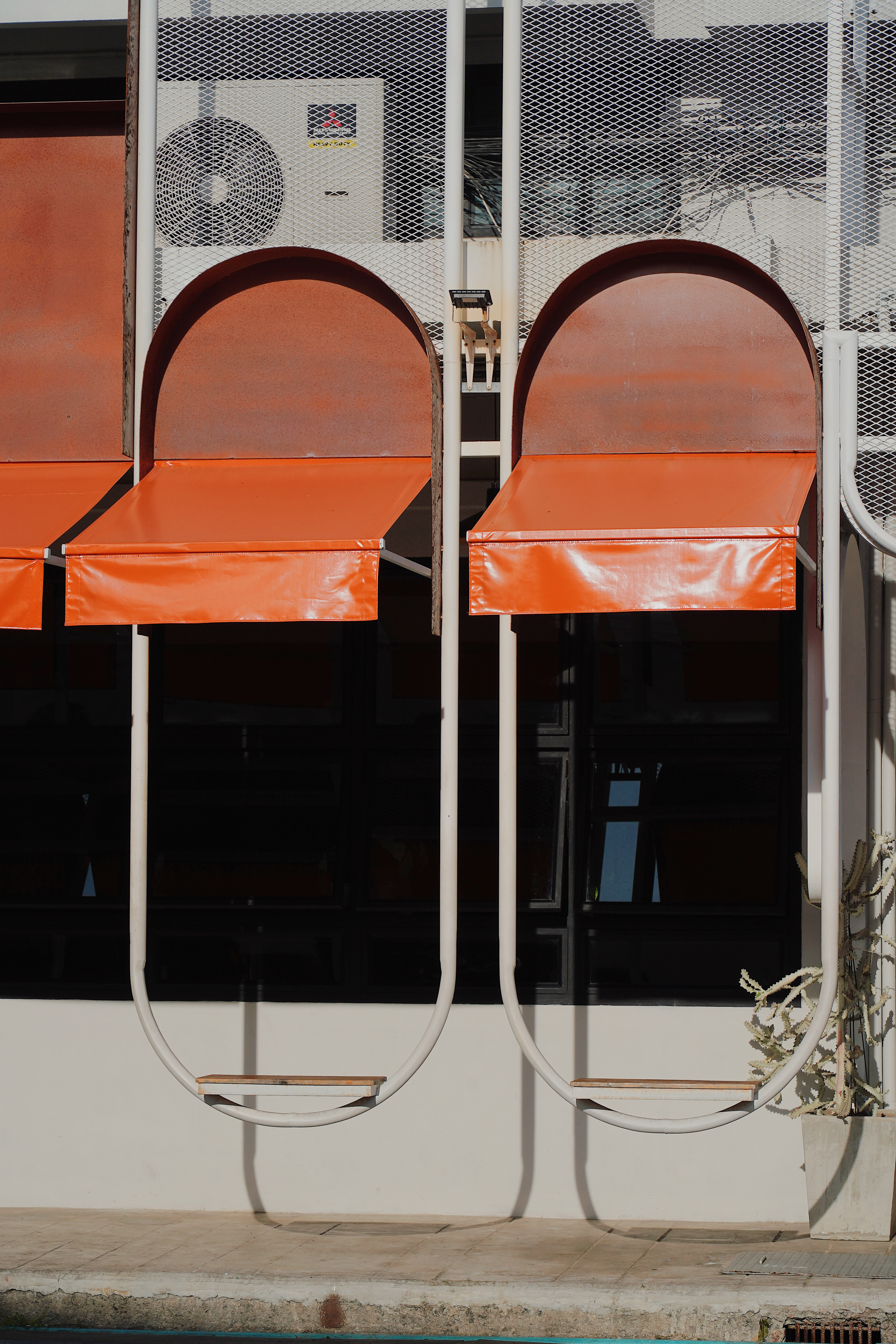 Simple Perspective of Buildings in Minimalist Photography