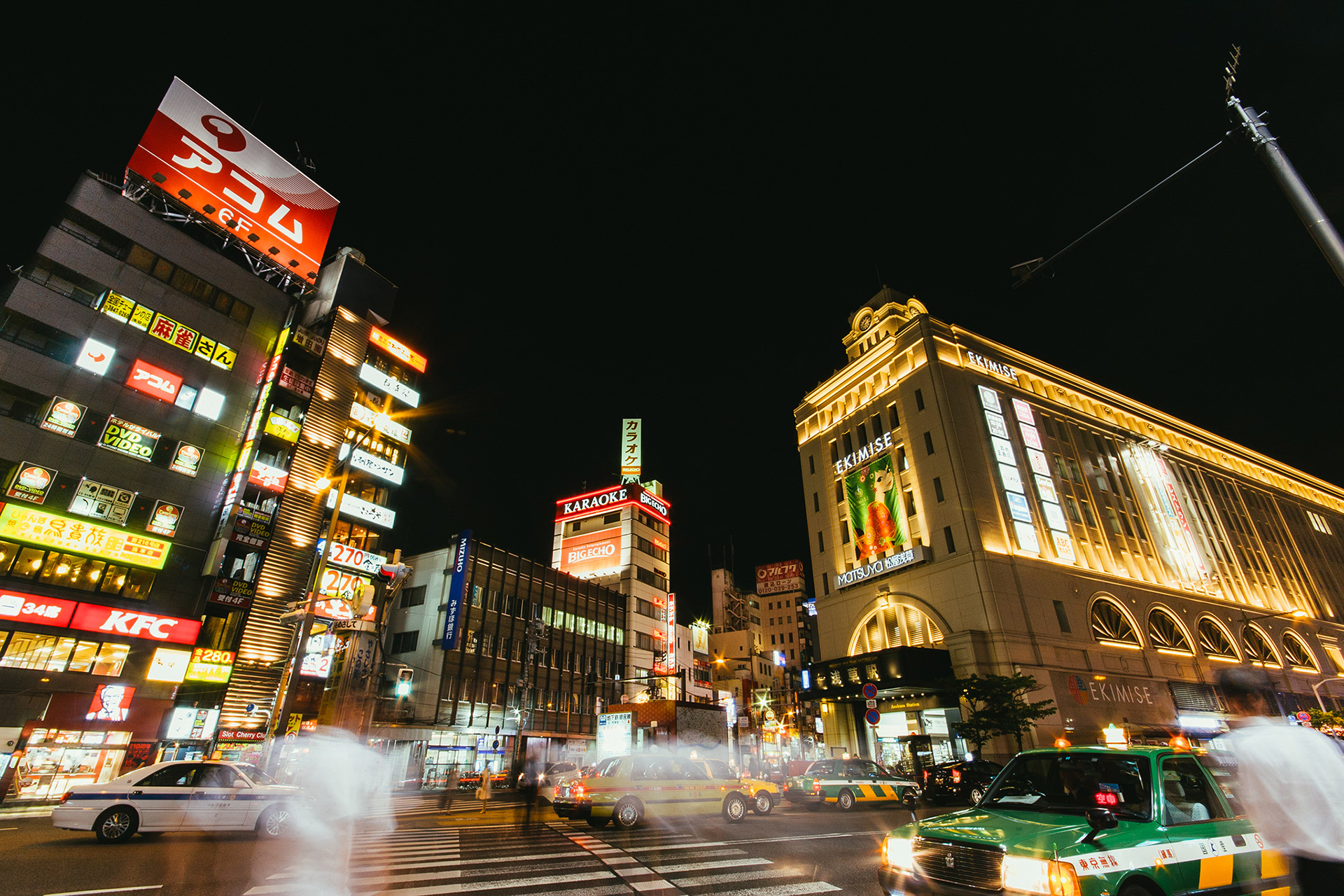 Night view of Asakusa