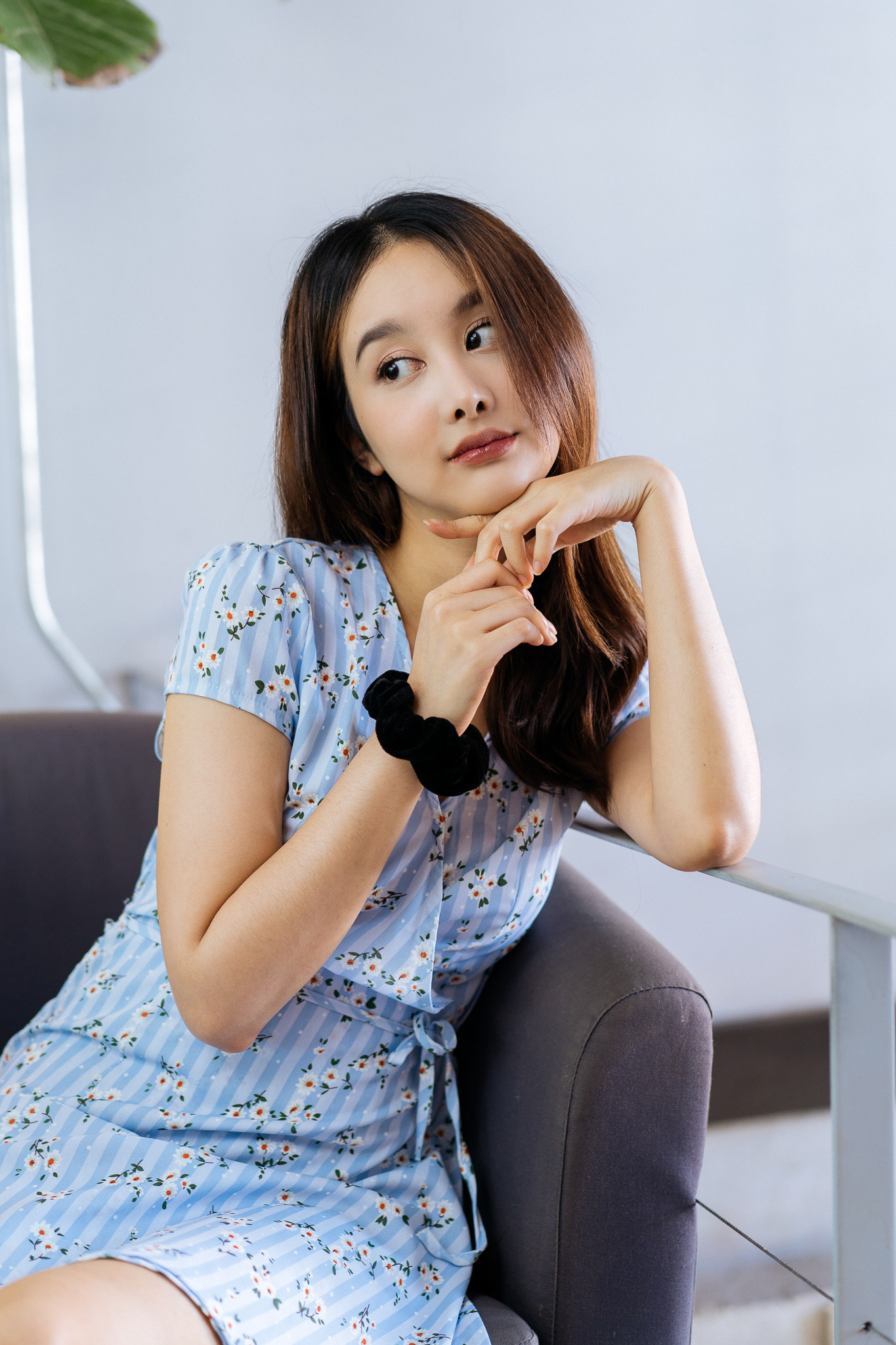 Mhiew with Street Style Fashion in the Studio