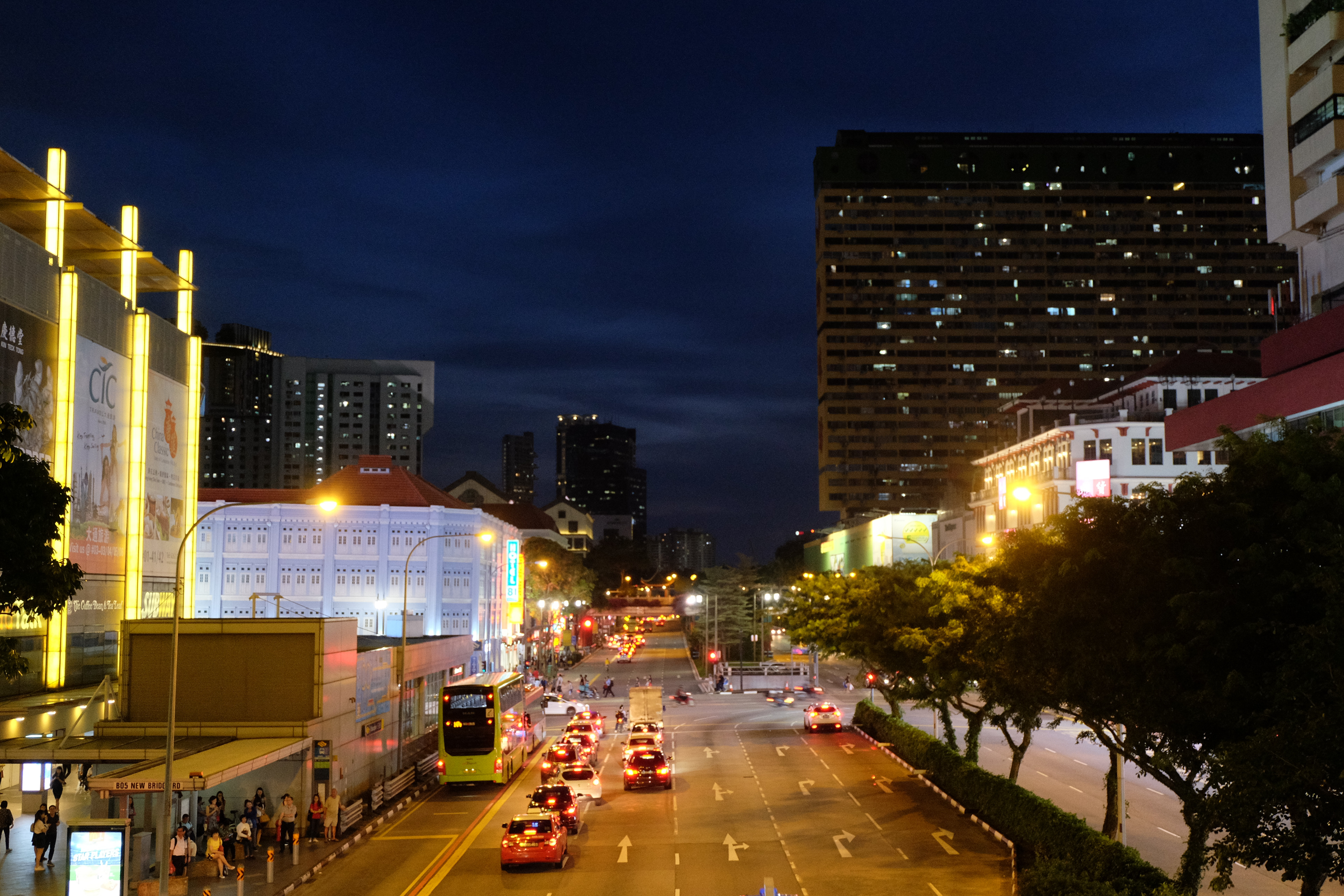 Singapore City at night