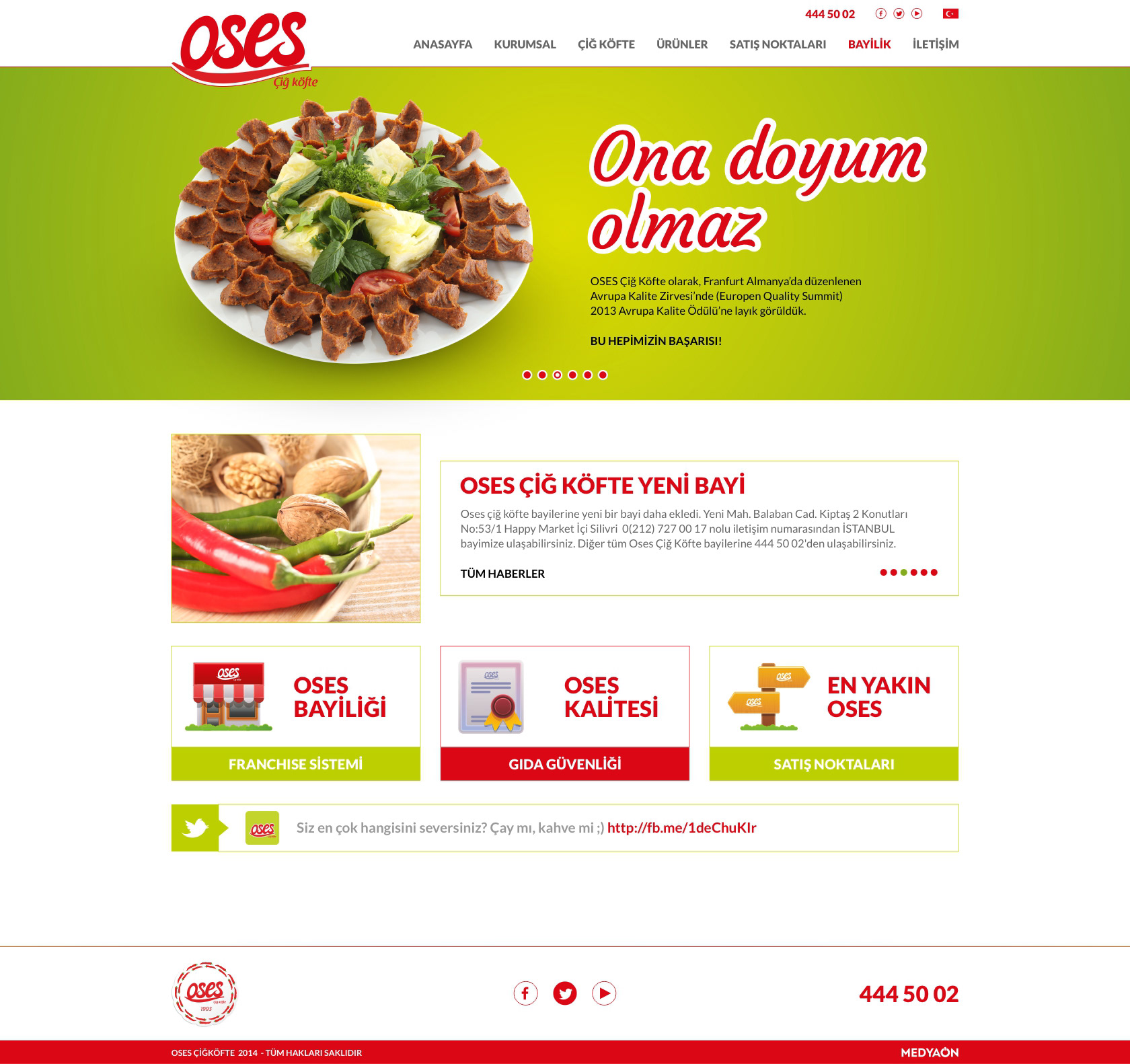oses çiğköfte - 2014