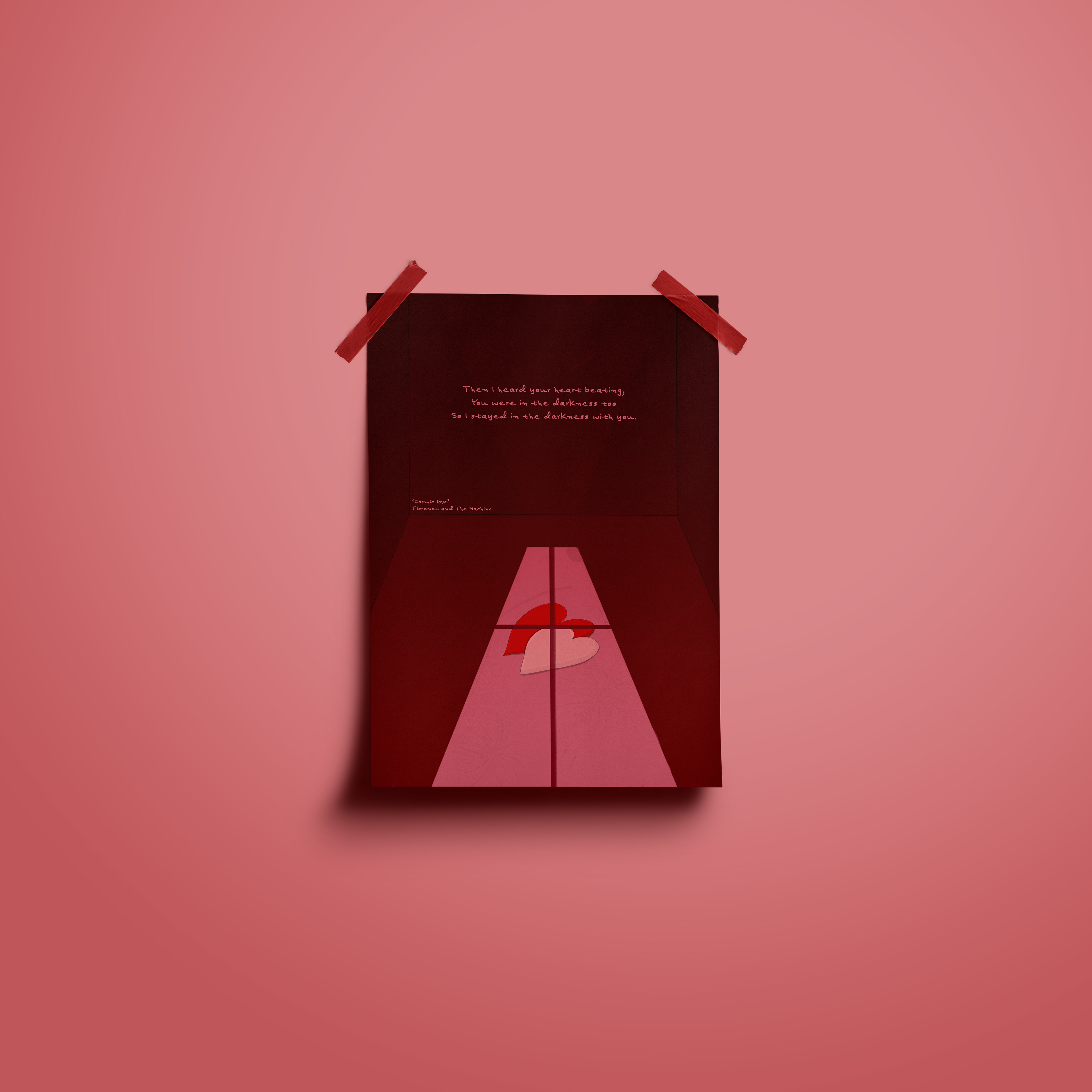 'in the darkness with you' - the second print of the series