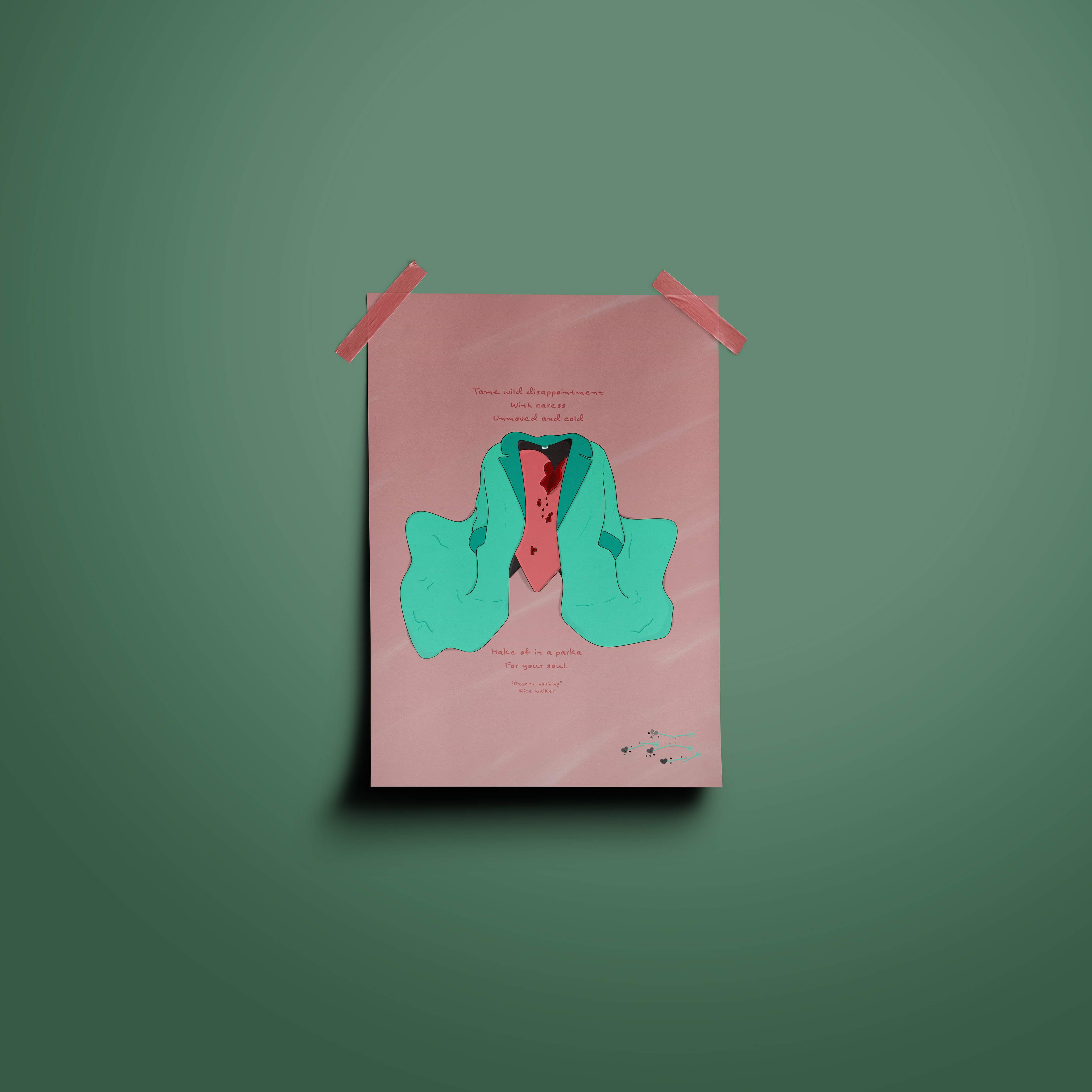 'a parka for your soul' - the third print of the series
