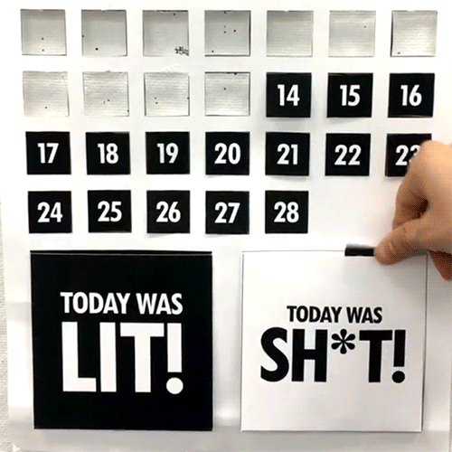 Token calendar interaction.