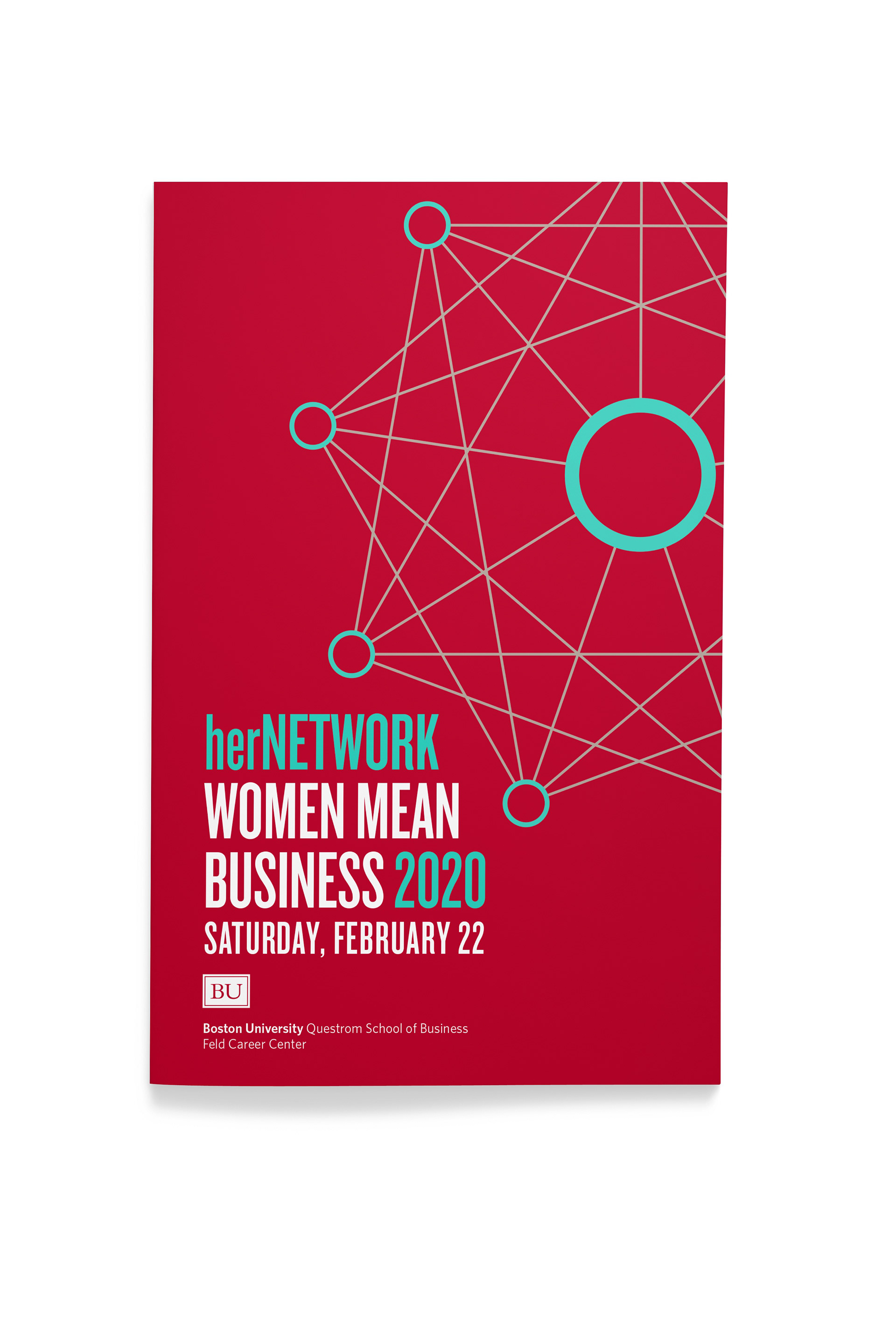 herNetwork 2020 booklet. 5.5" x 8.5" front cover.