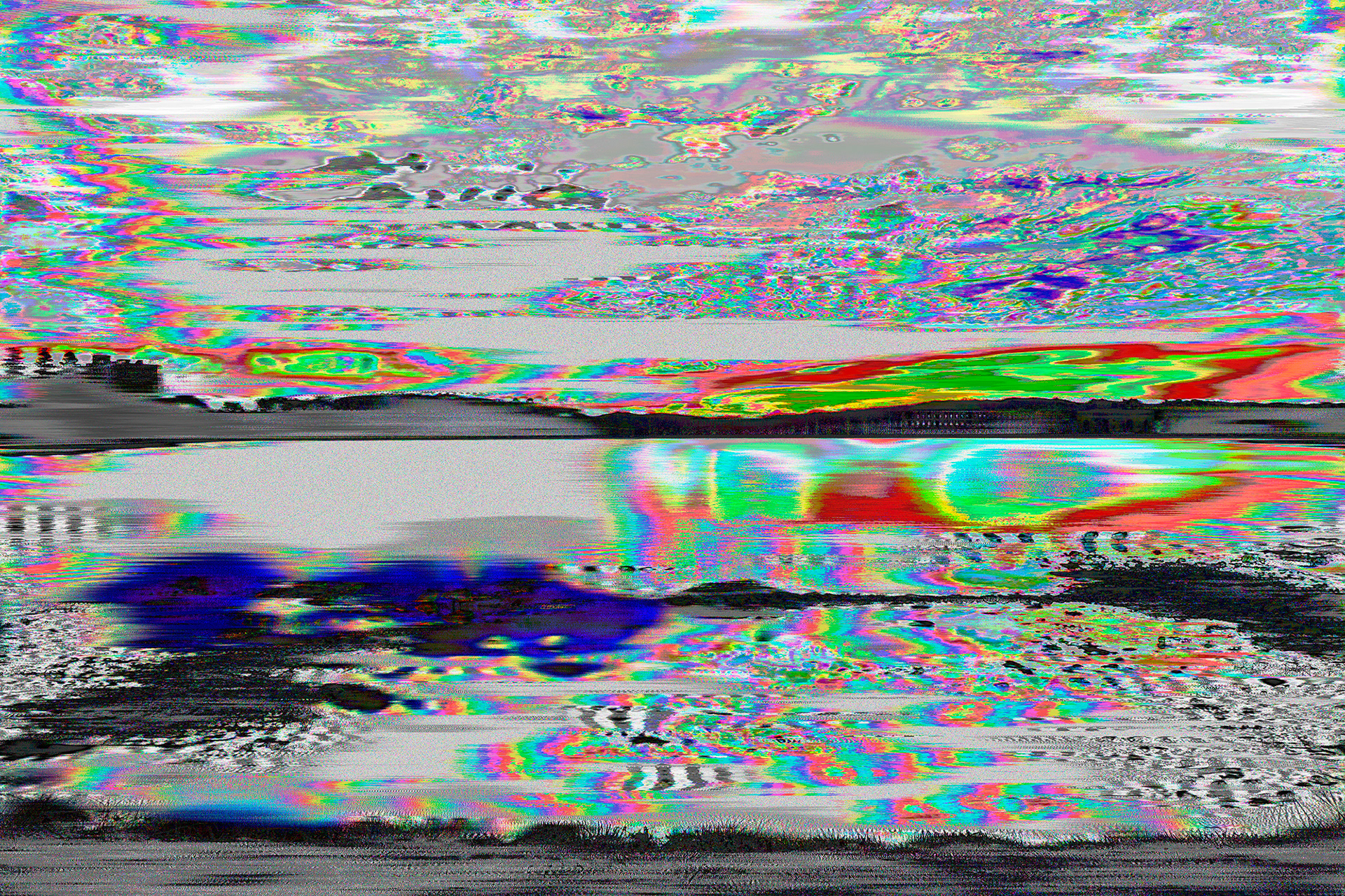 Photo and ambient audio track mixed in Adobe Audition. 2018.