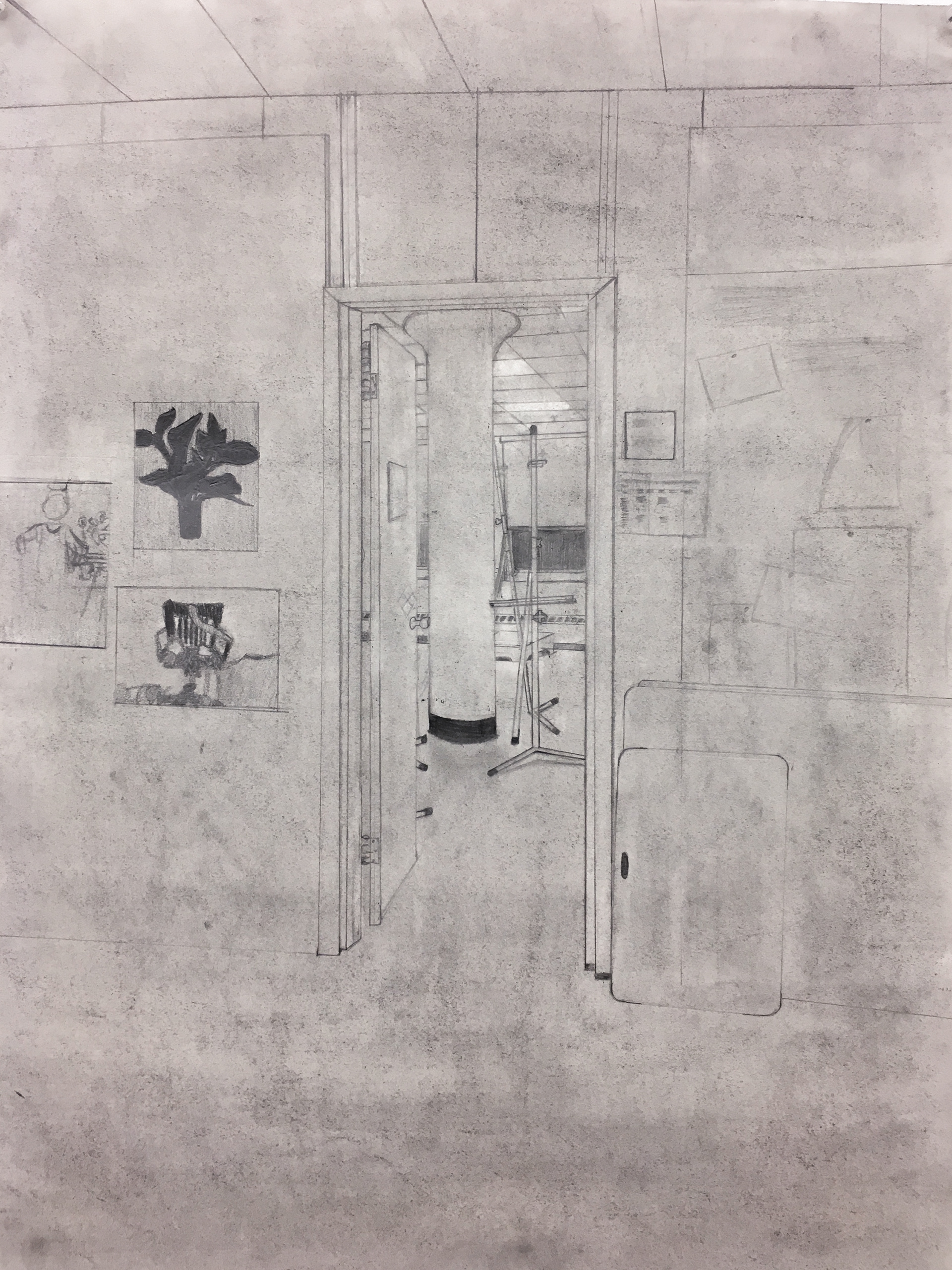 18x24 graphite drawing.