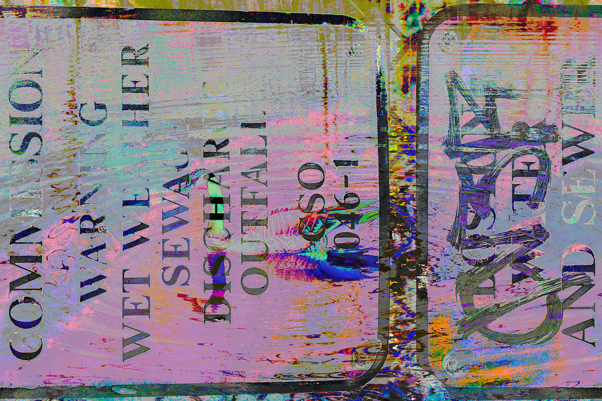 Two photos mixed in Adobe Audition. 2018.