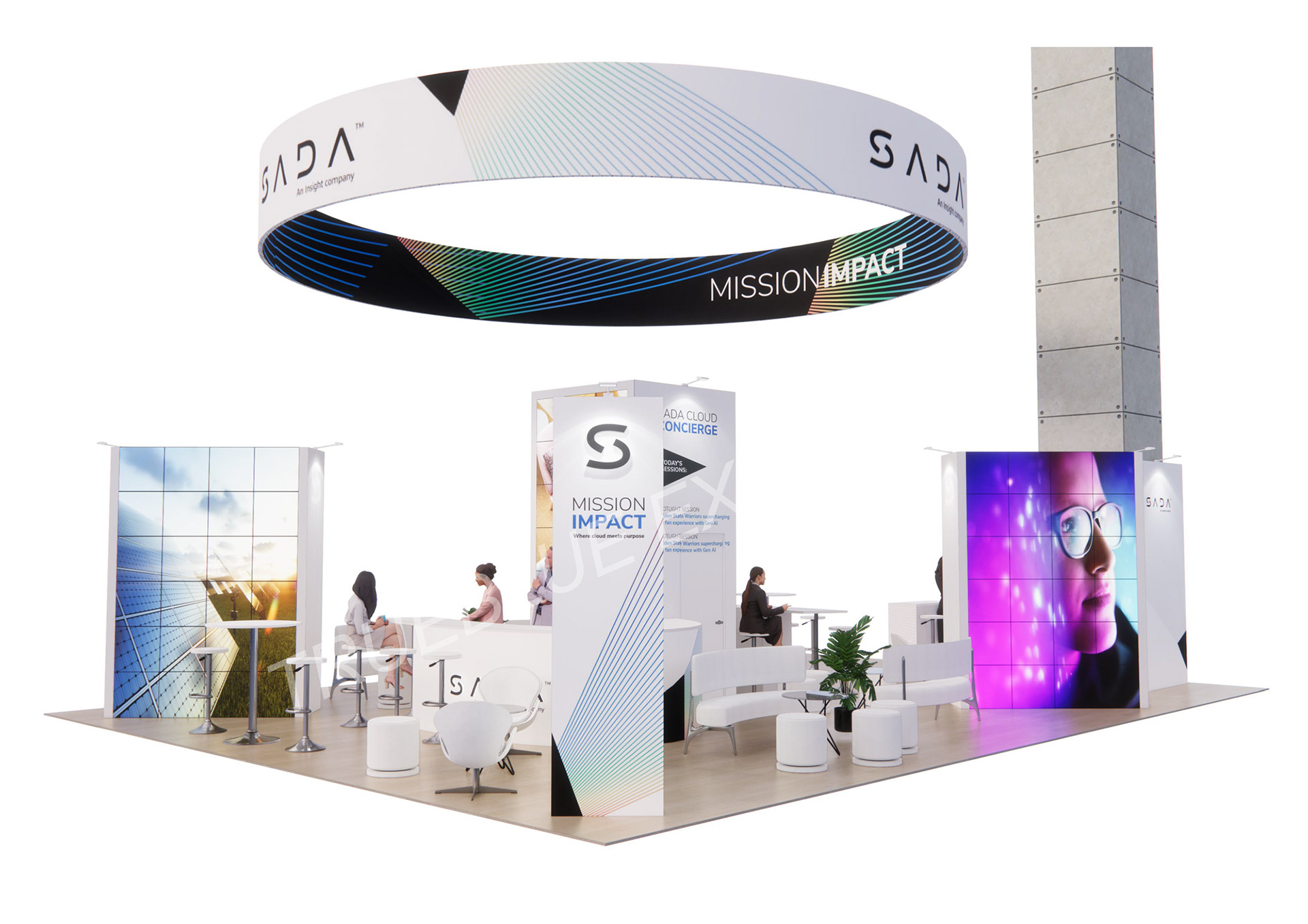 Booth design renders
