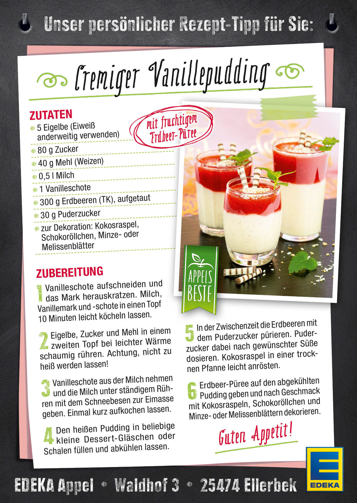 Werbeflyer EDEKA Appel