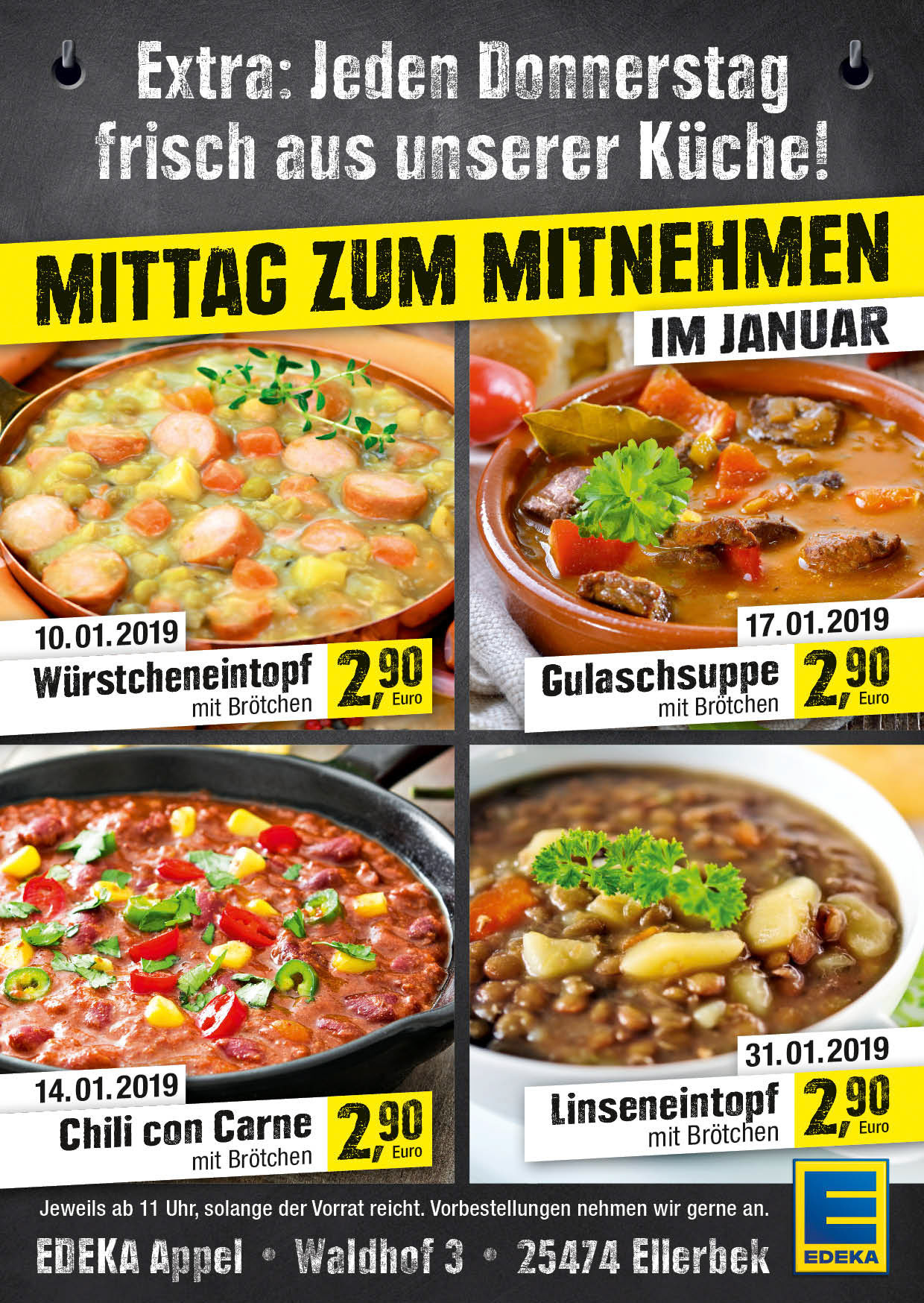 Werbeflyer EDEKA Appel