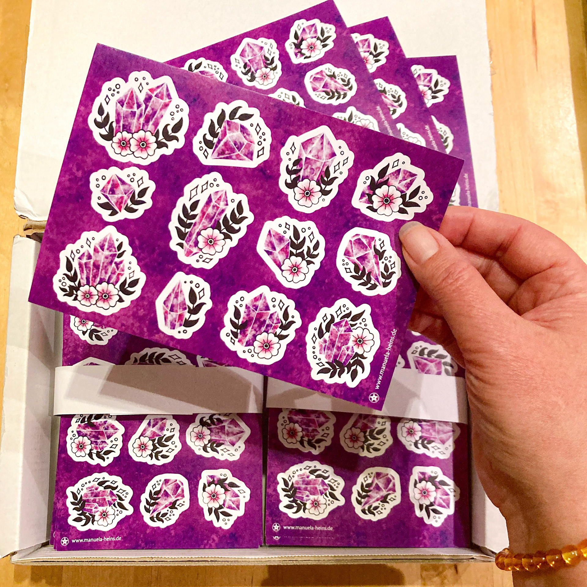 Sticker als PNGs verwenden oder Bogen selbst drucken