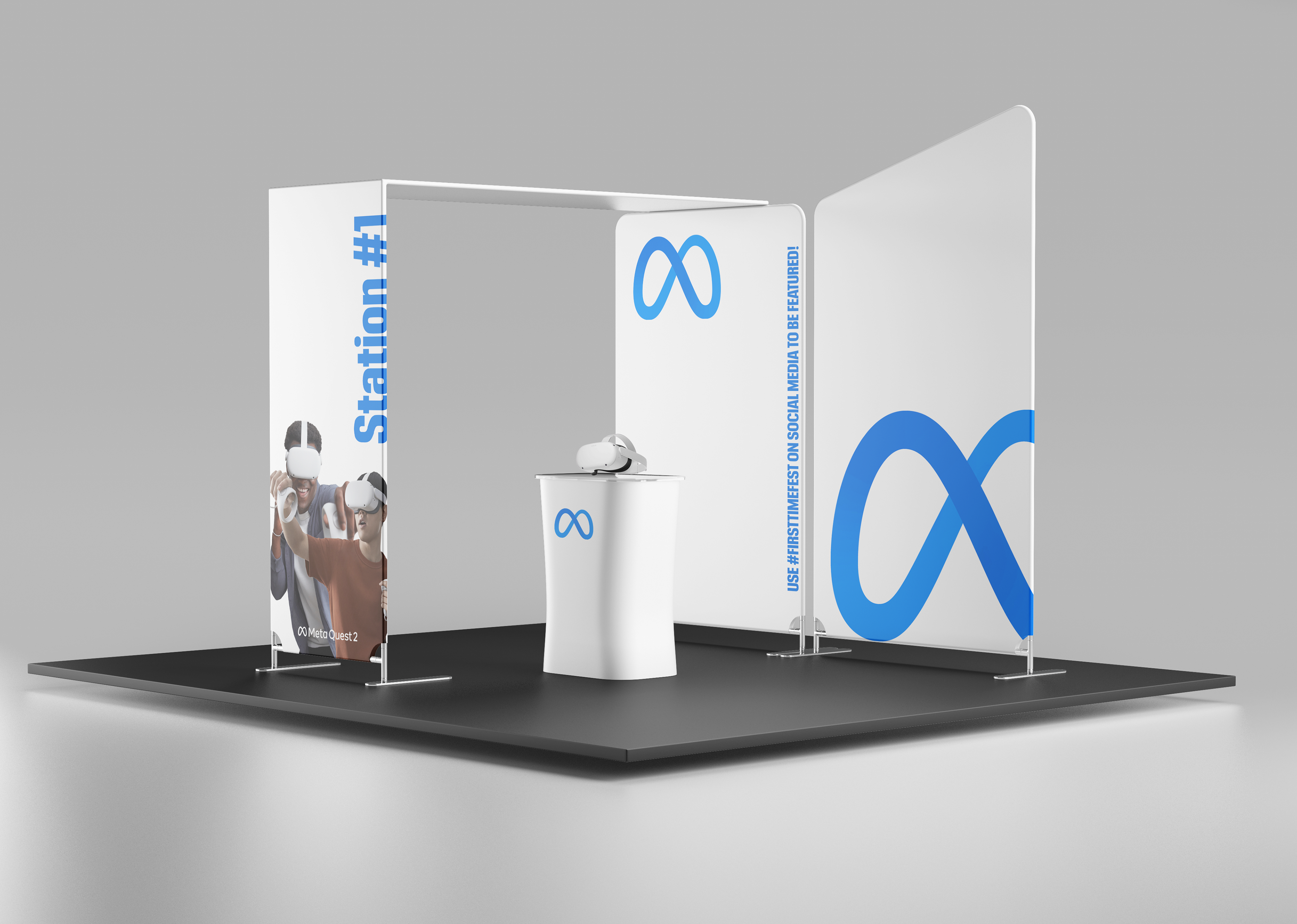 Photo of Meta Quest 2 demo booth