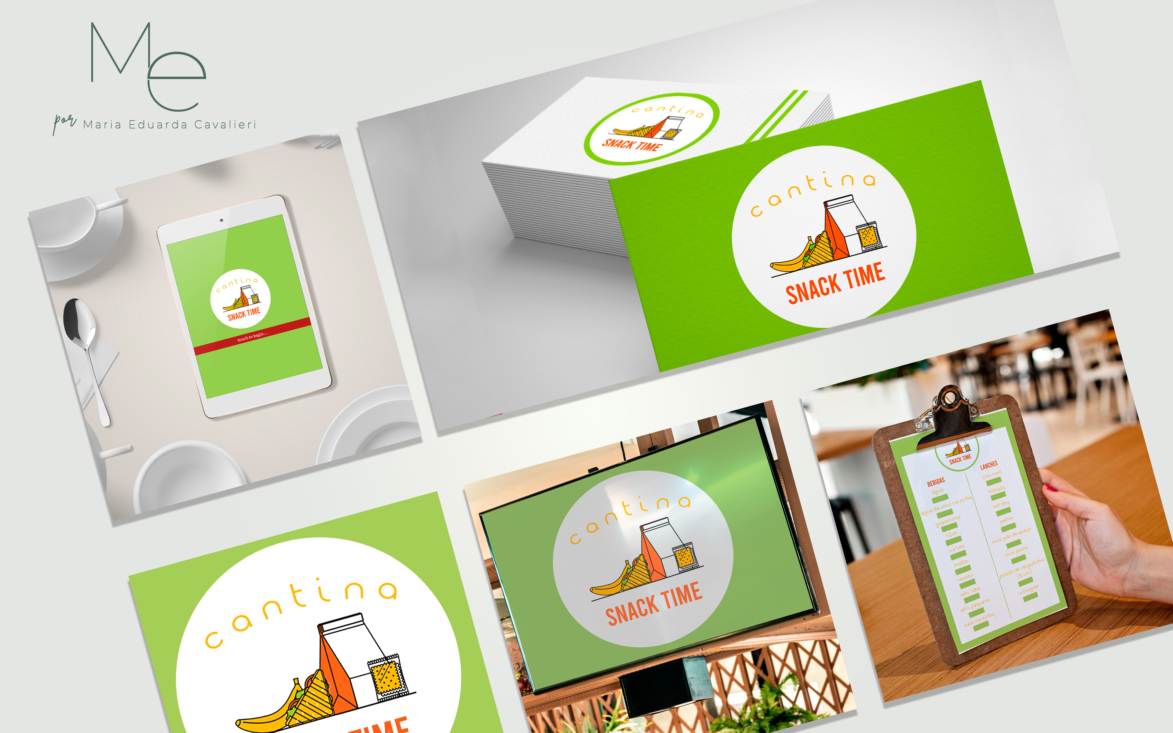 Identidade Visual - Cantina Snack Time