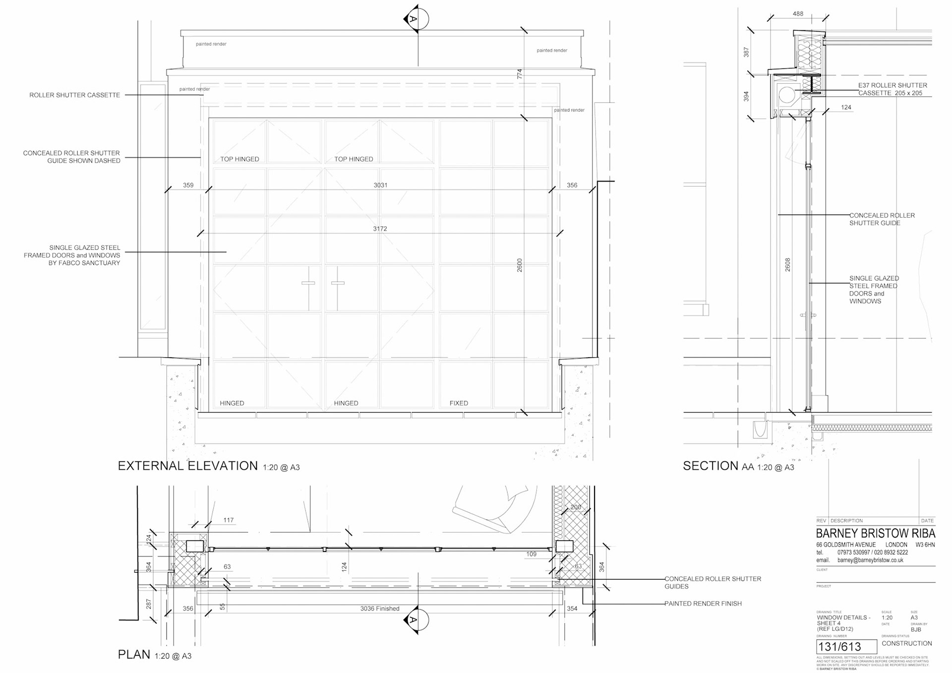 Construction Details A3 1:20 AutoCAD