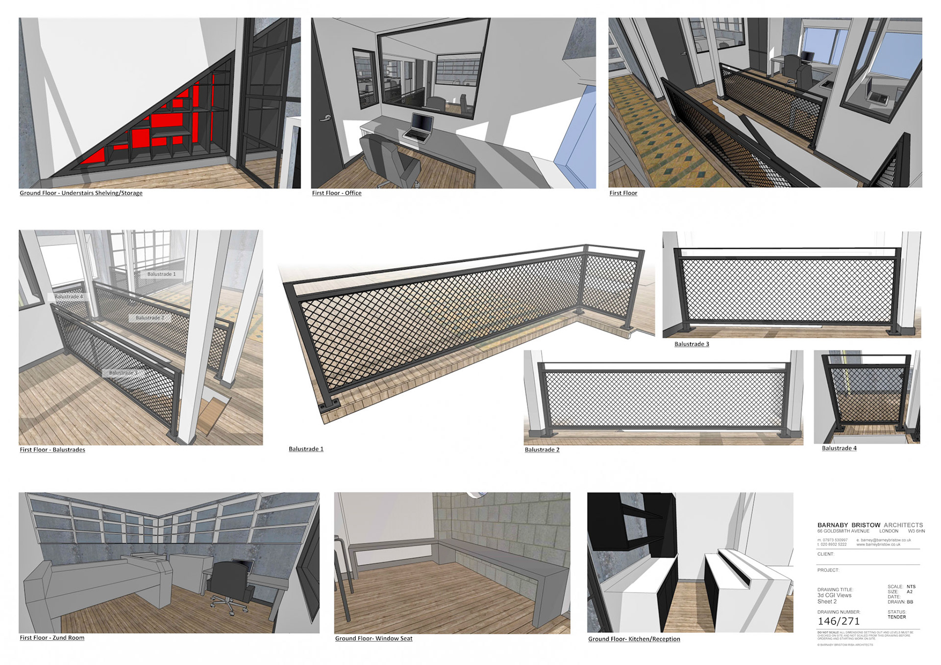 Internal Views A2 NTS SketchUp/Layout
