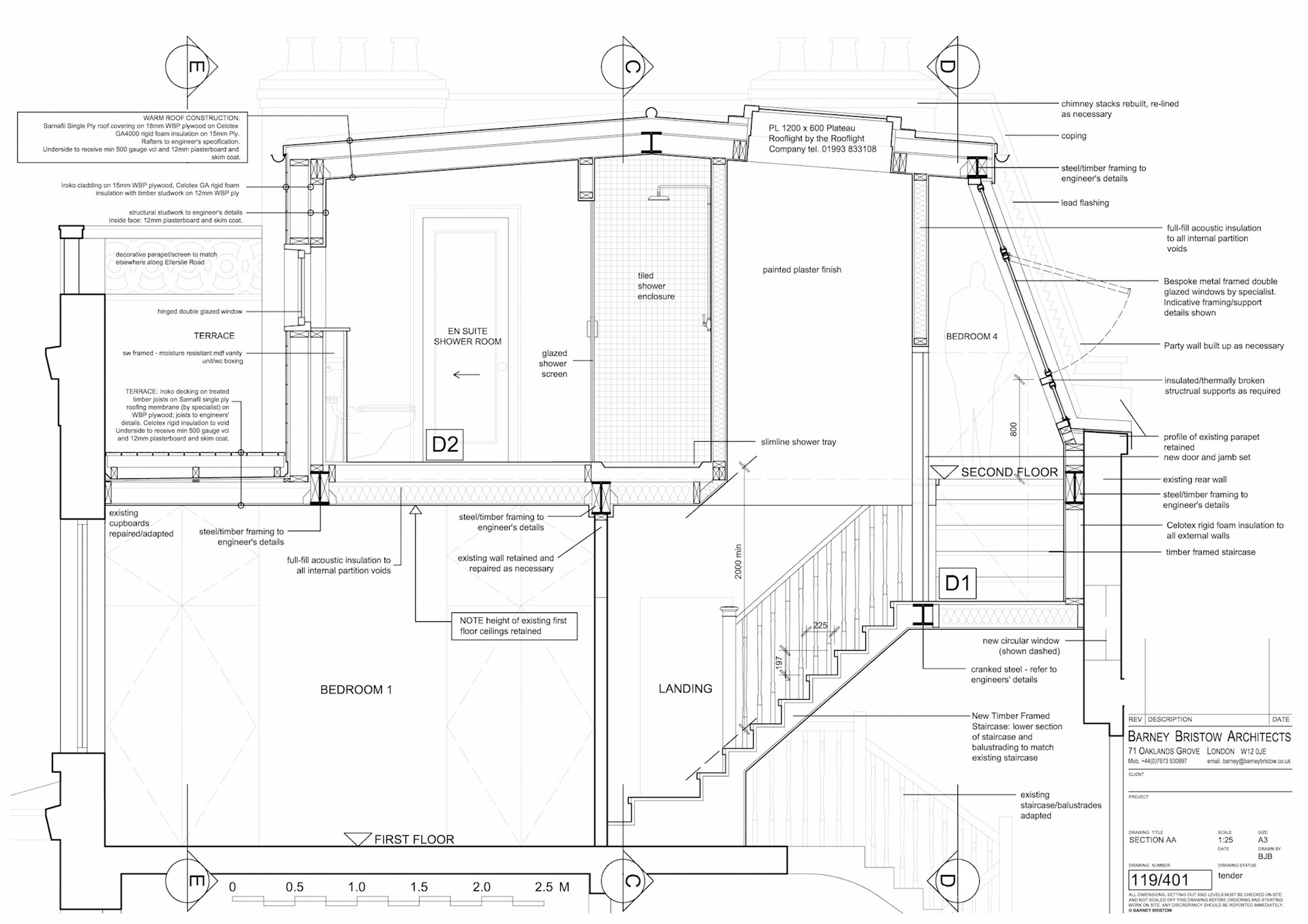 Proposed Section A3 1:25 AutoCAD