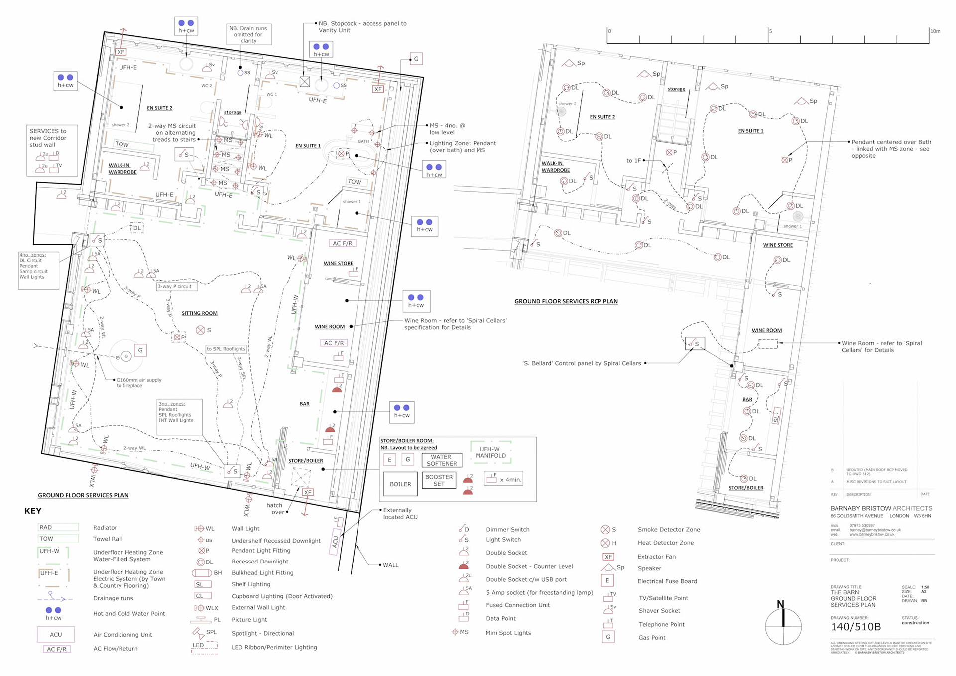 Lighting Plans A2 1:50 SketchUp/Layout
