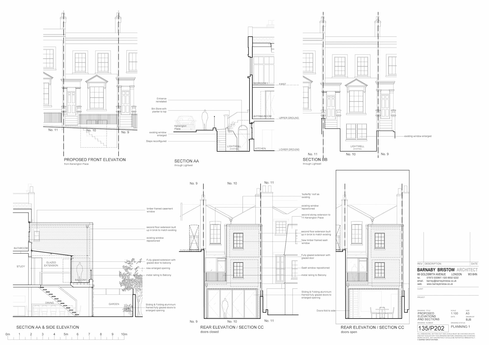 Plans Sections and Elevations A3 1:100 AutoCAD