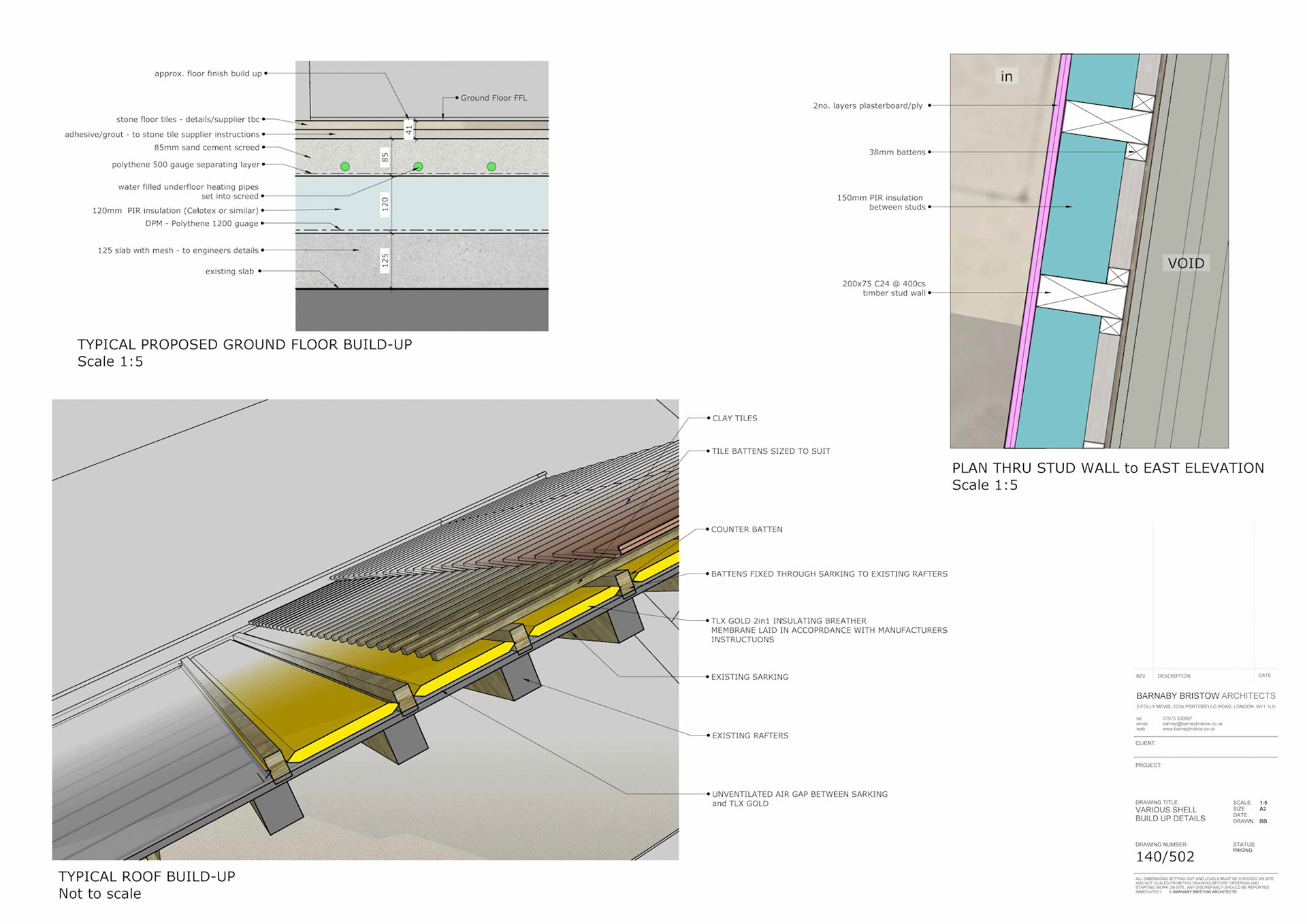 Roof Details A2 1:5 SketchUp/Layout