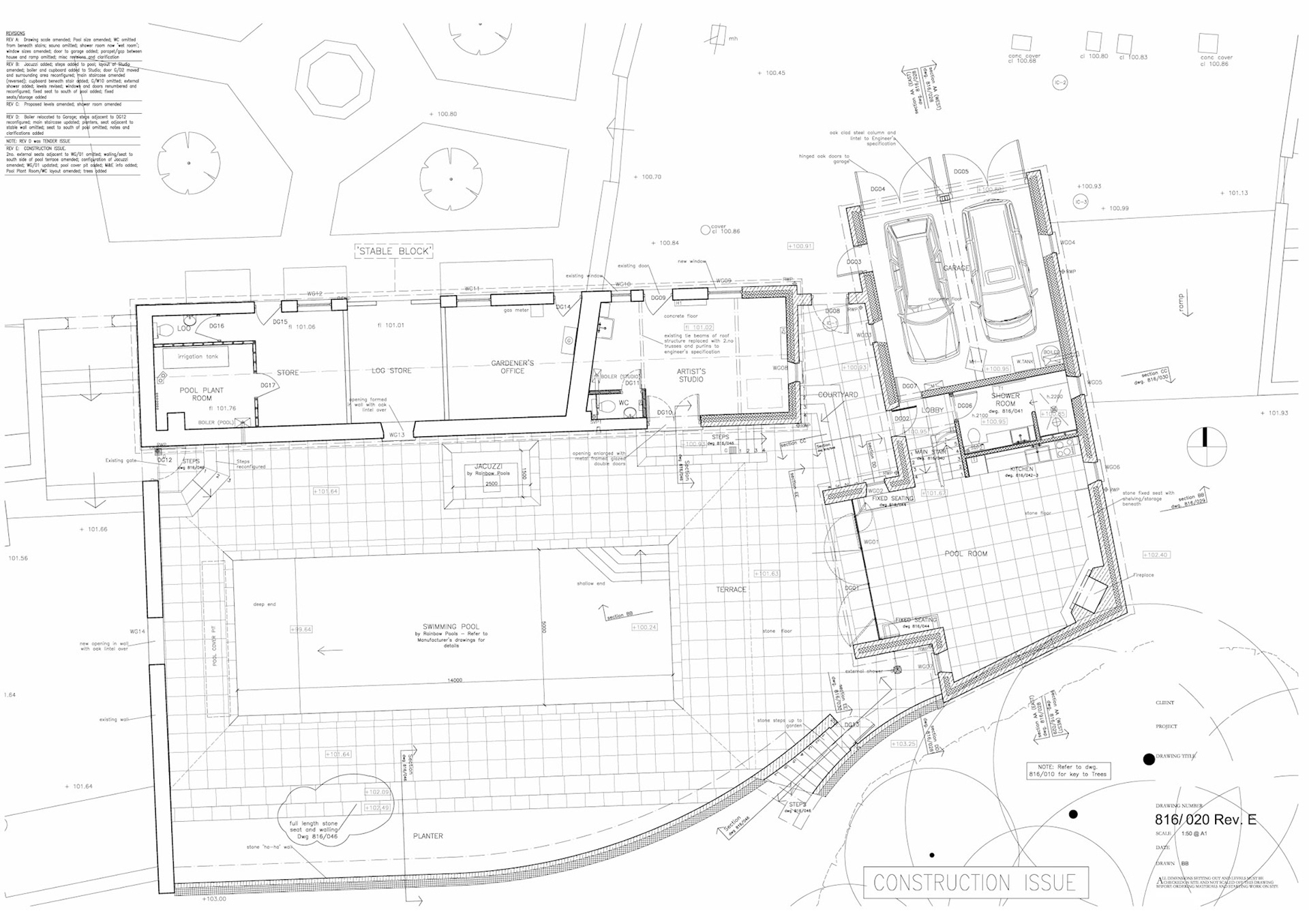 Proposed Floor Plan A1 1:50 AutoCAD