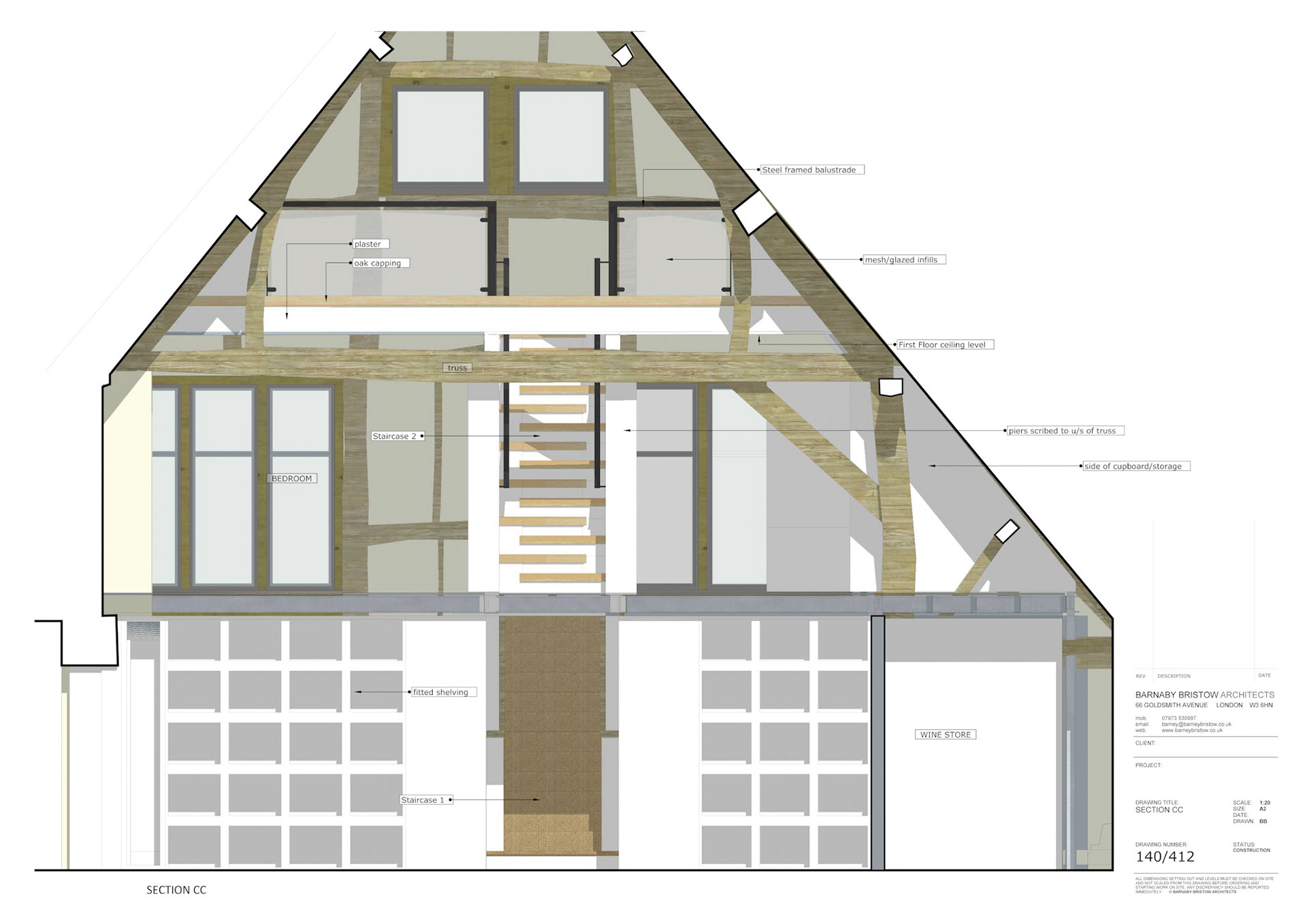 Sketch Section A2 1:20 SketchUp/Layout