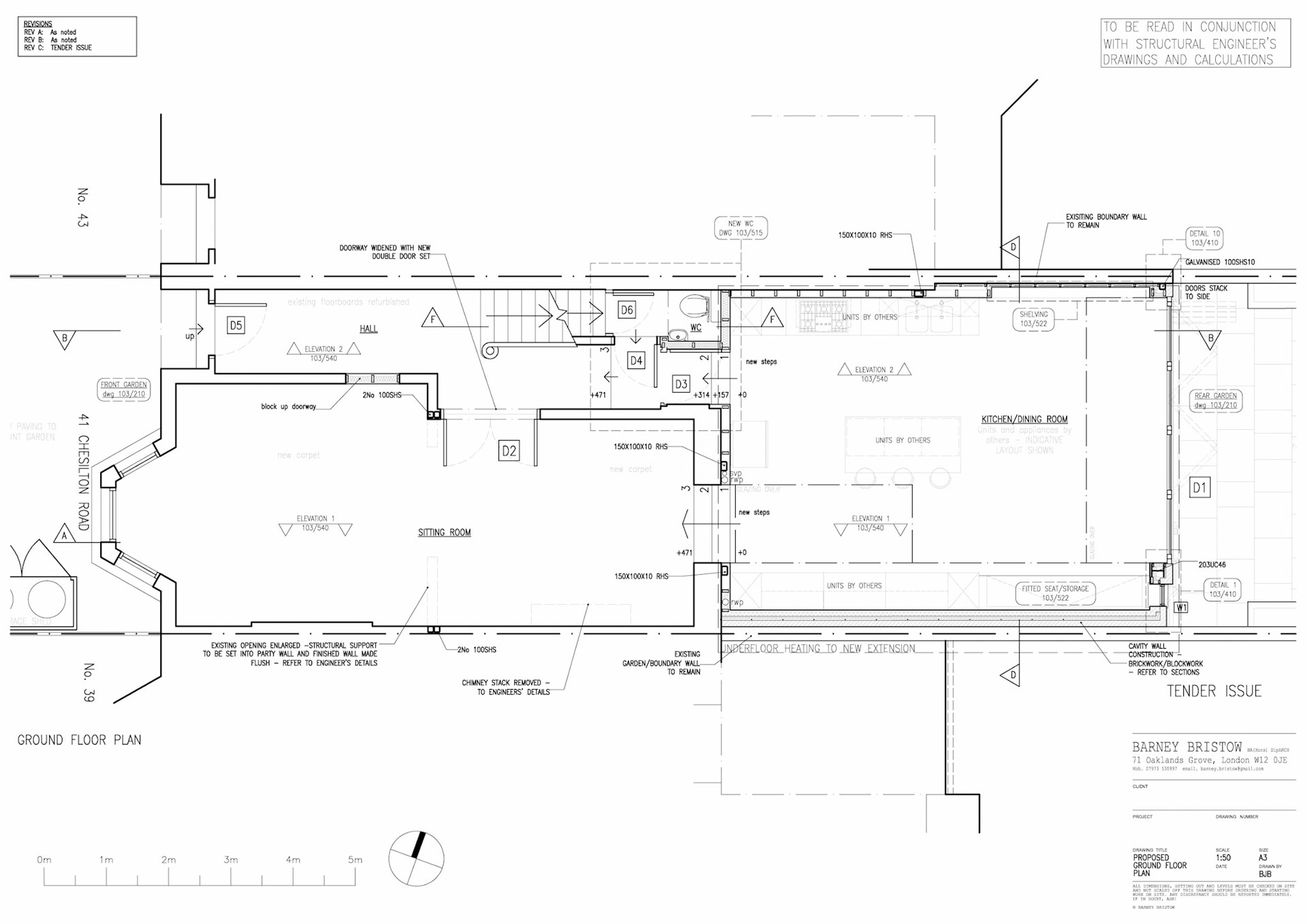 Proposed Floor Plan A3 1:50 AutoCAD