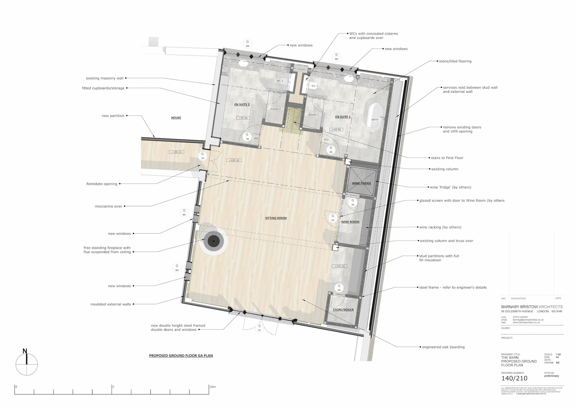 Proposed Floor Plan A2 1:50 SketchUp/Layout
