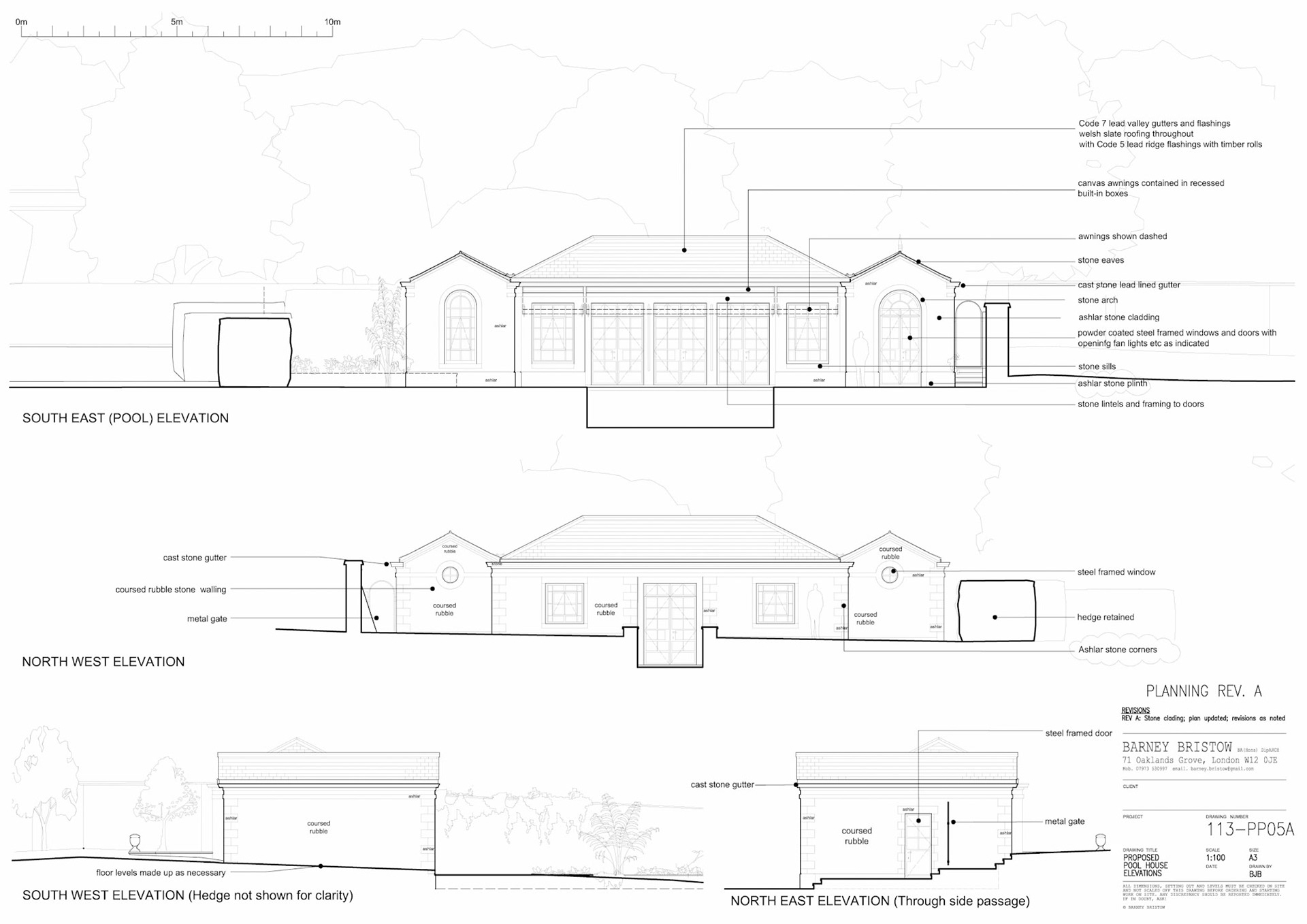 Proposed Elevations A3 1:100 AutoCAD