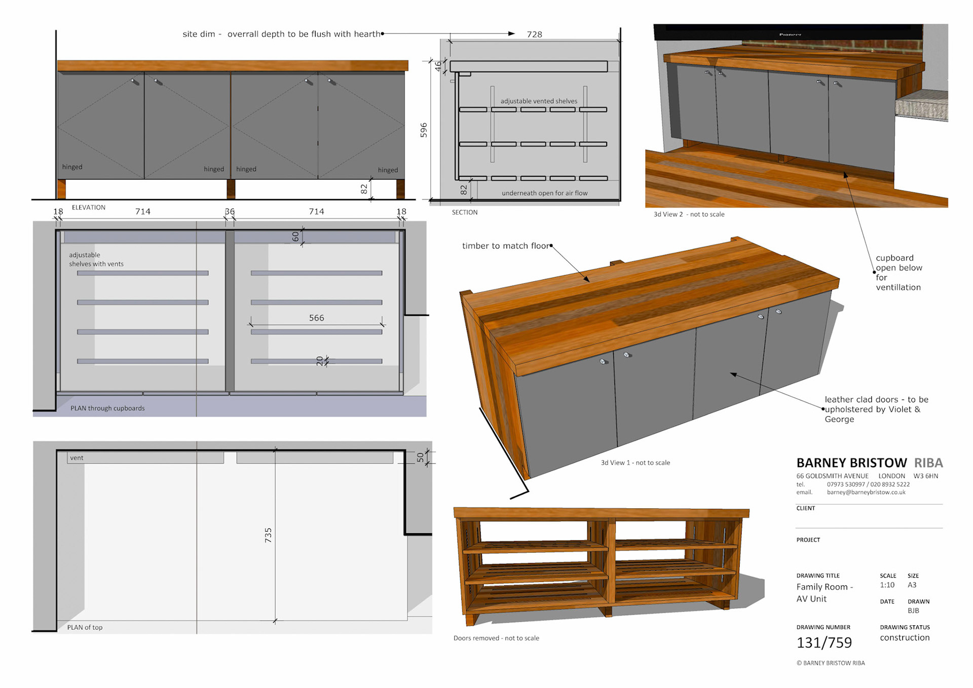 AV Unit A2 1:10 SketchUp