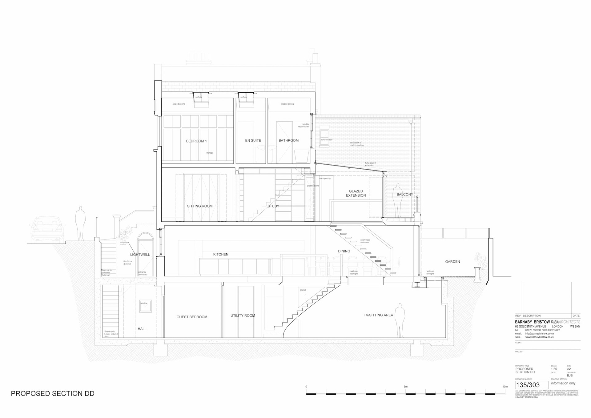 Proposed Section A2 1:50 AutoCAD