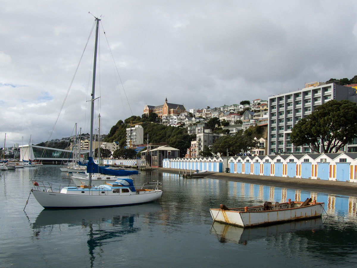 Royal Port Nicholson Yacht Club, Oriental Bat, Wellington, boat sheds