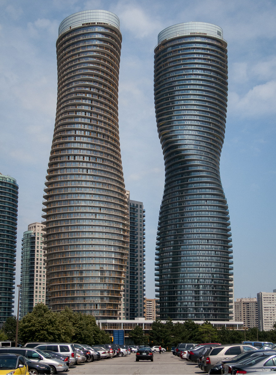 Absolute World towers condominium, Mississauga, 2011