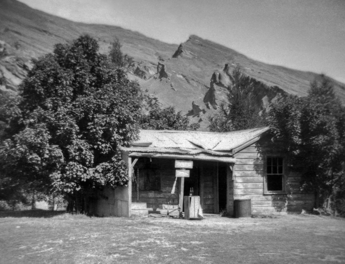 Old deserted house at Skippers, near Queenstown, 1962
