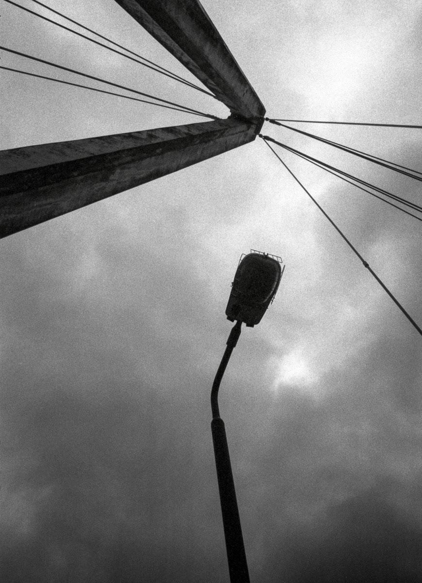 Hutt River foot bridge, Upper Hutt, 2016