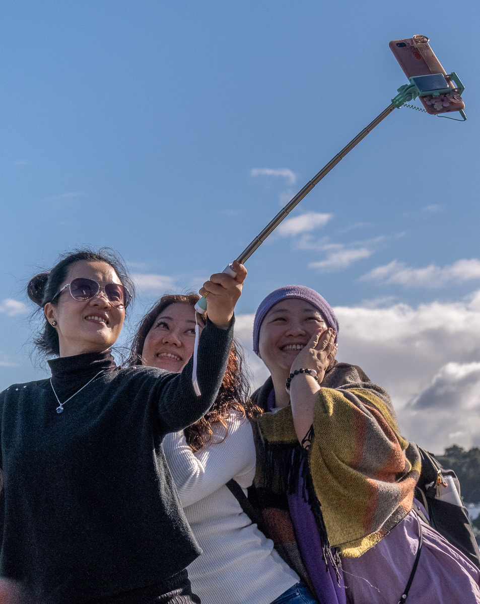Selfie aboard Devonport Ferry, Auckland