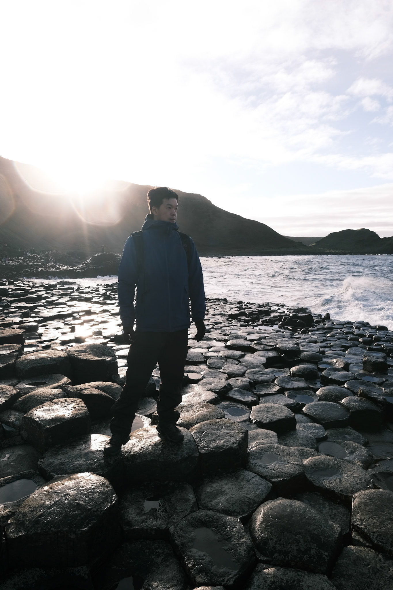 Standing on Giant's Causeway, Ireland - Fujifilm X-E4