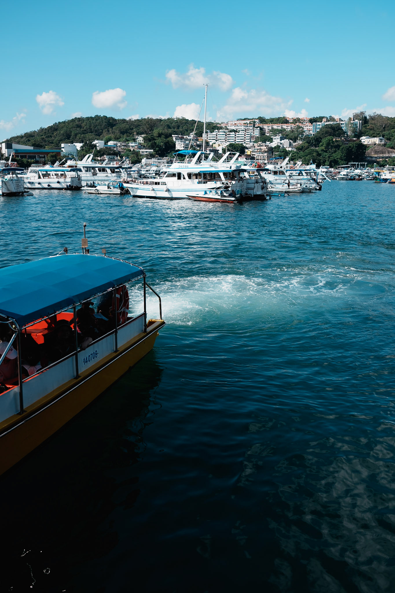 Speed boat taxi, Hong Kong - Sony RX1R III
