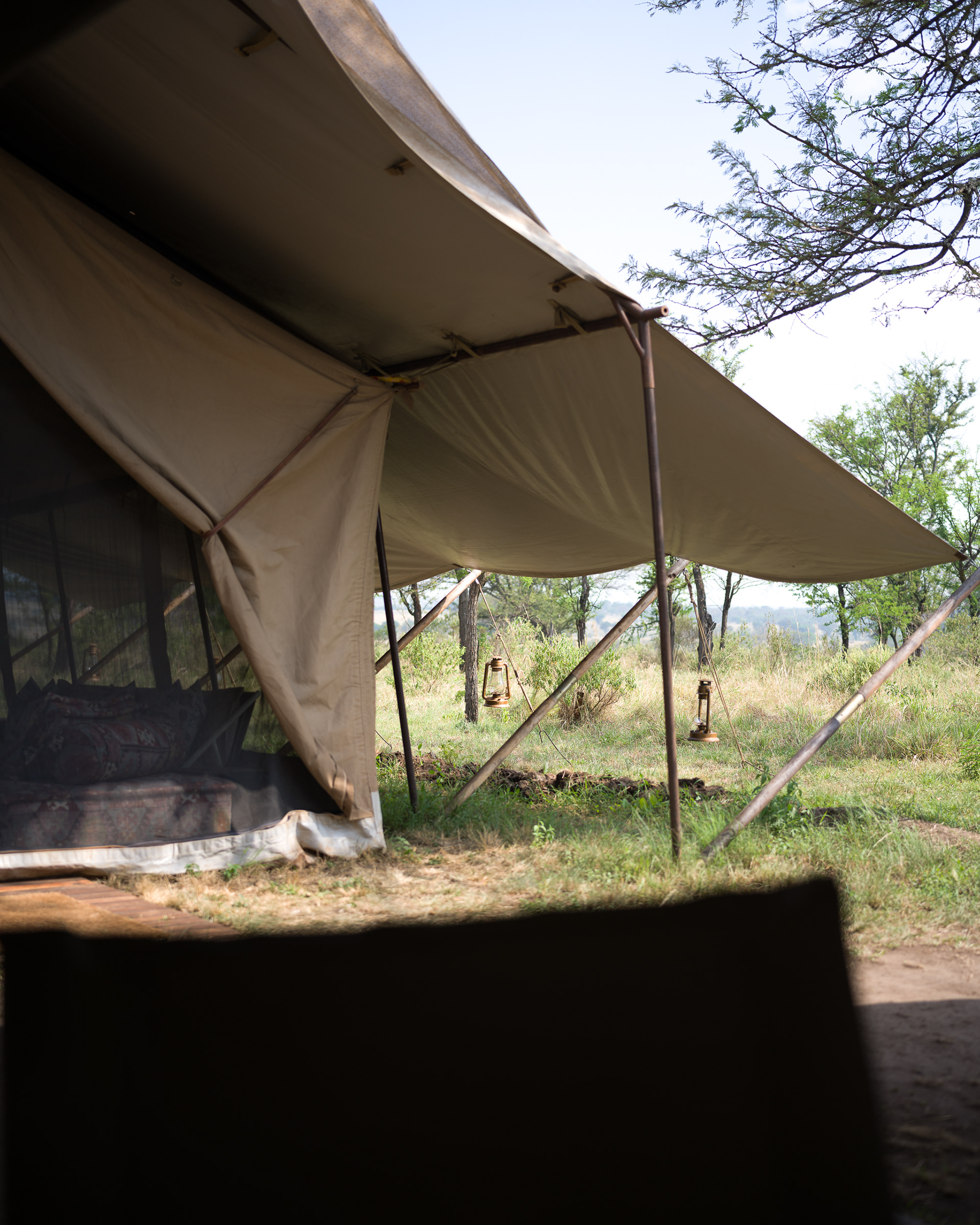 Our camp, &Beyond Serengeti Under Canvas camp - Hasselblad X2Dii + XCD 55v