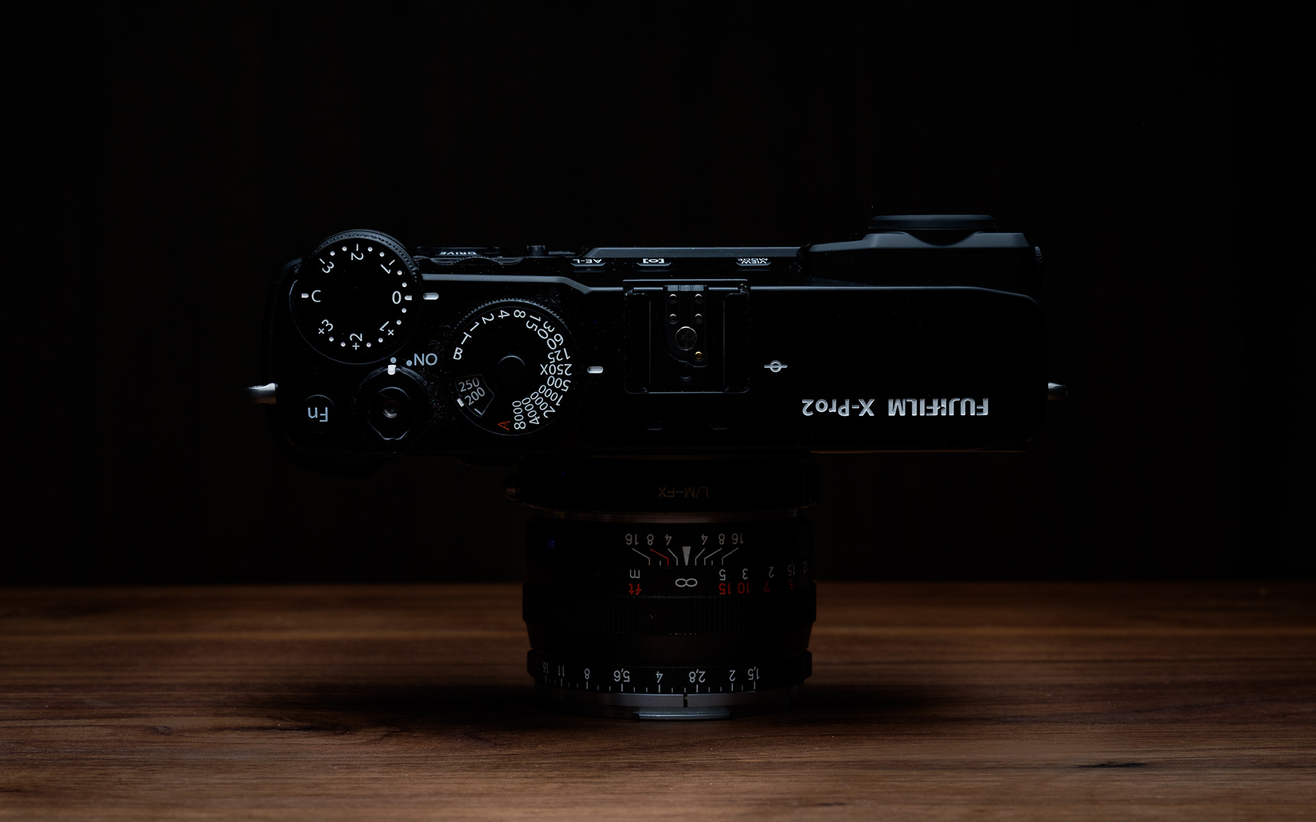 Photo of Fujifilm X-Pro2 with Zeiss C Sonnar 1.5/50 lens