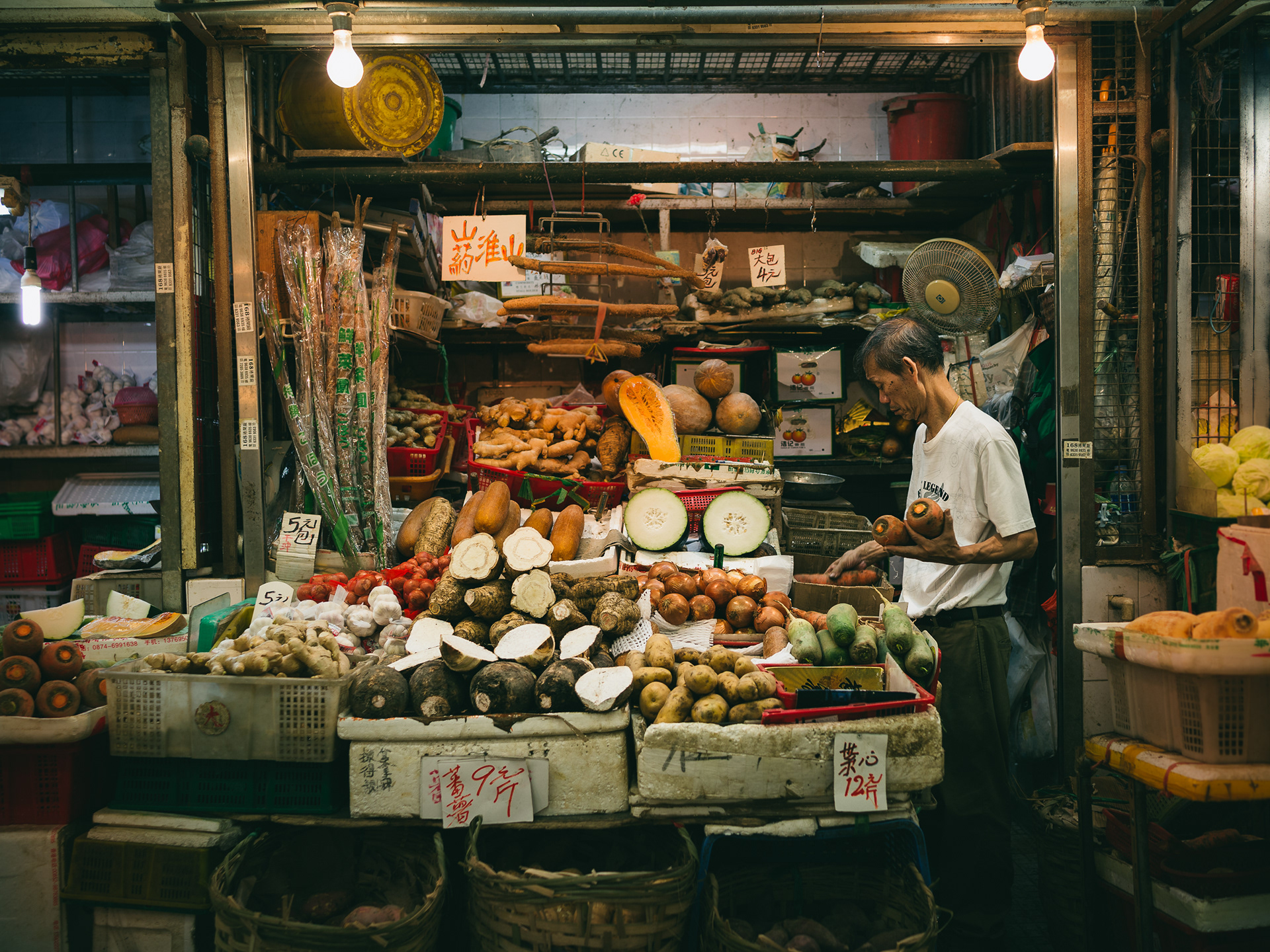 Mong Kok wet market, Sony DSC-RX1