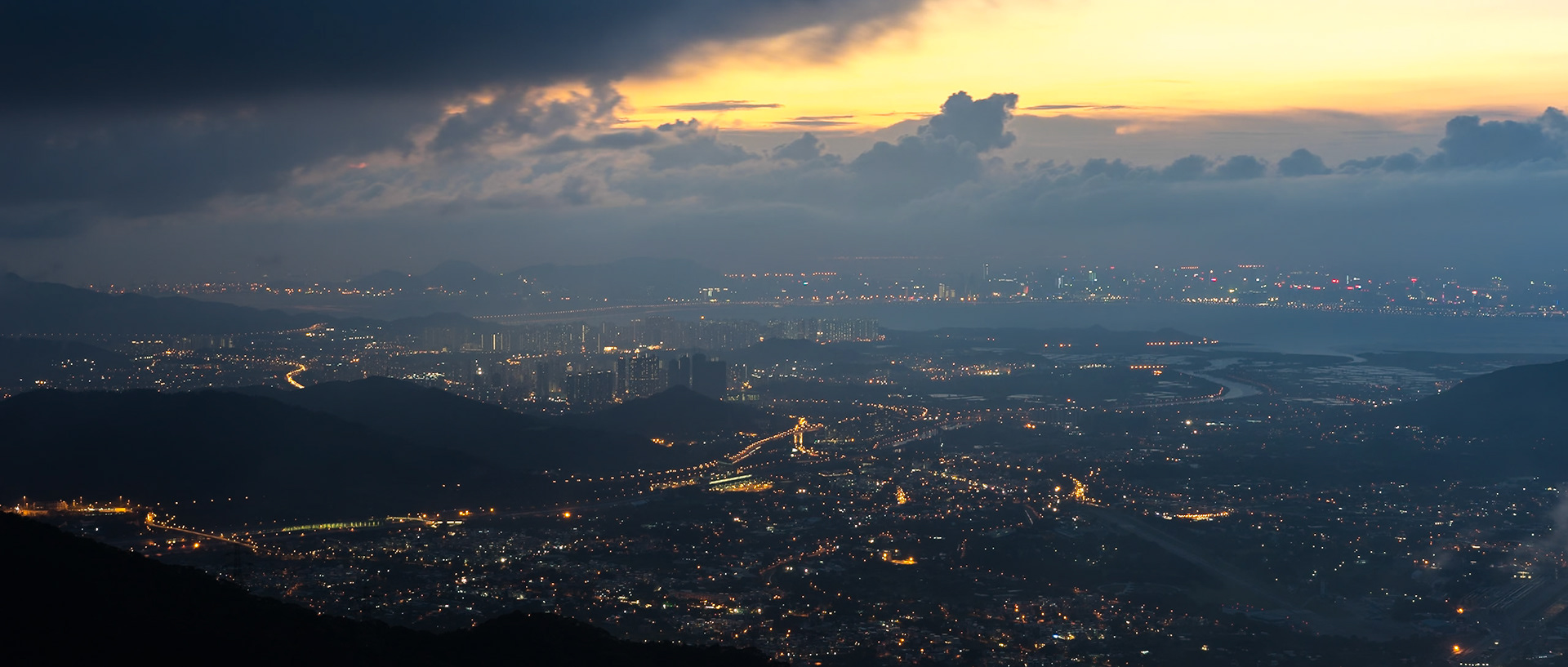 The other side of Hong Kong with border of China across the ways.. - Sony A7R, FE55mm F1.8