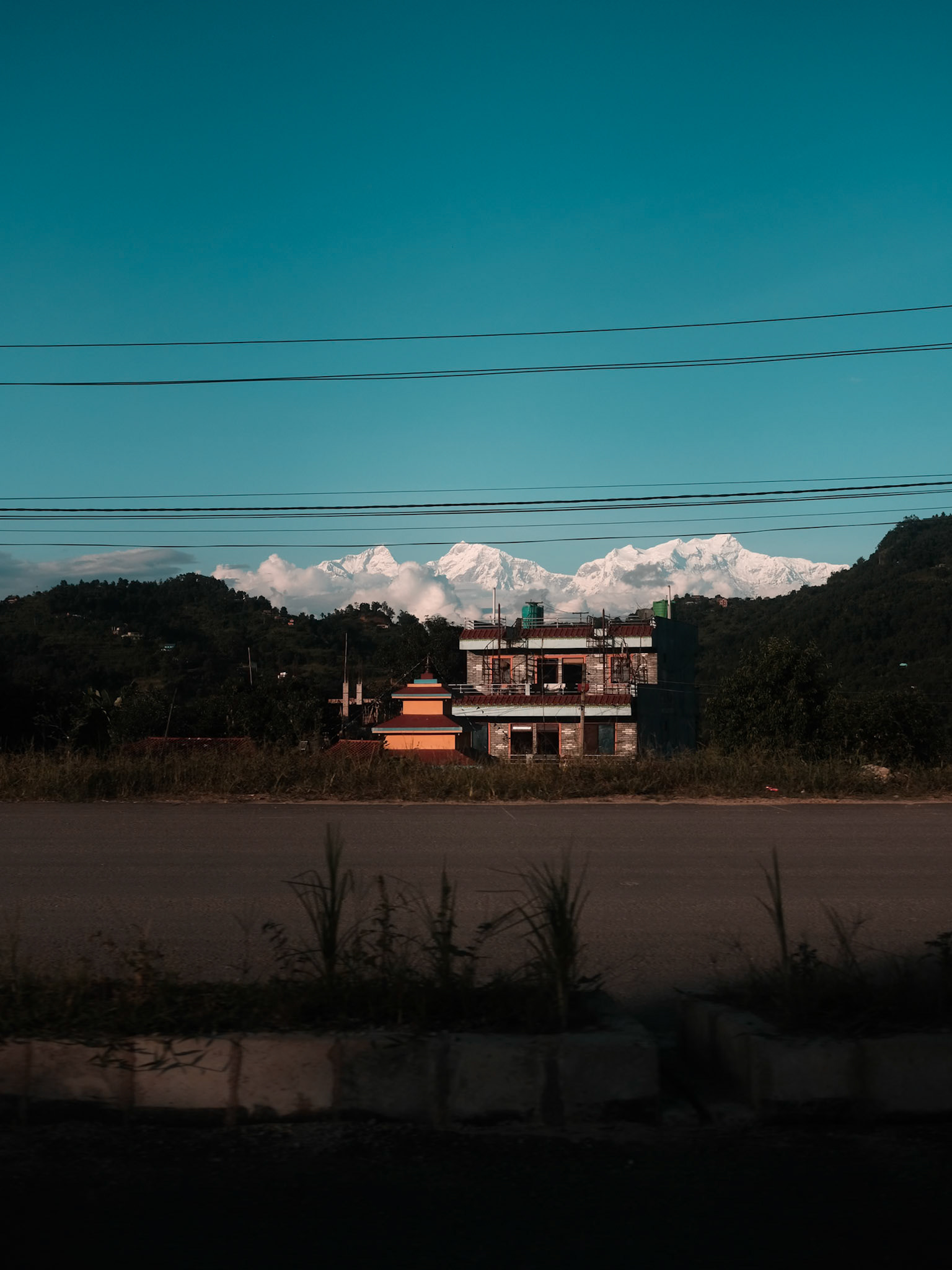 Roadside Mountains, Kathmandu, Nepal - Fujifilm X-Pro2