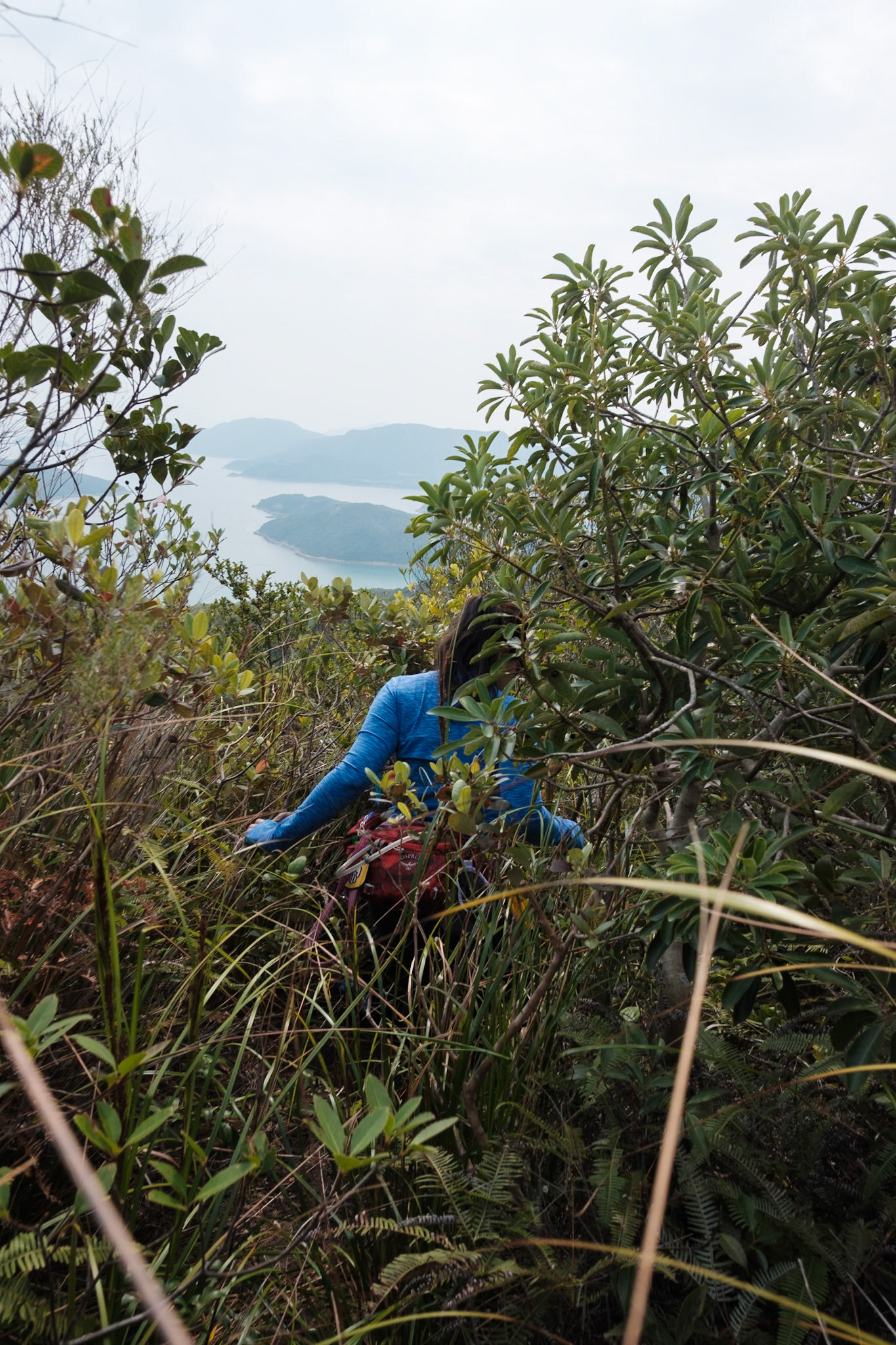 Babs hiking, Hong Kong - Fujifilm X-Pro2