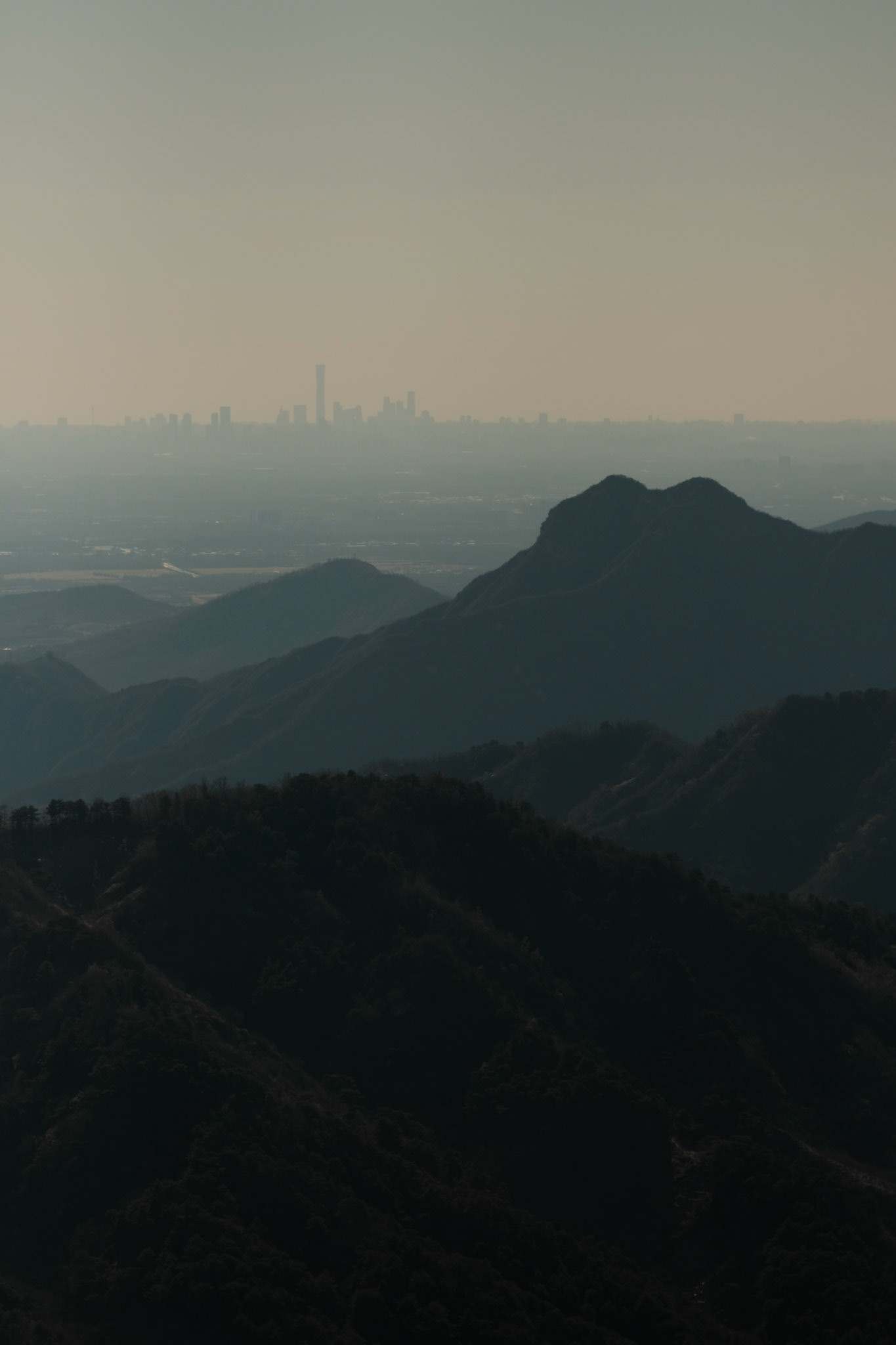 City in the distance, Beijing - Fujifilm X-E4