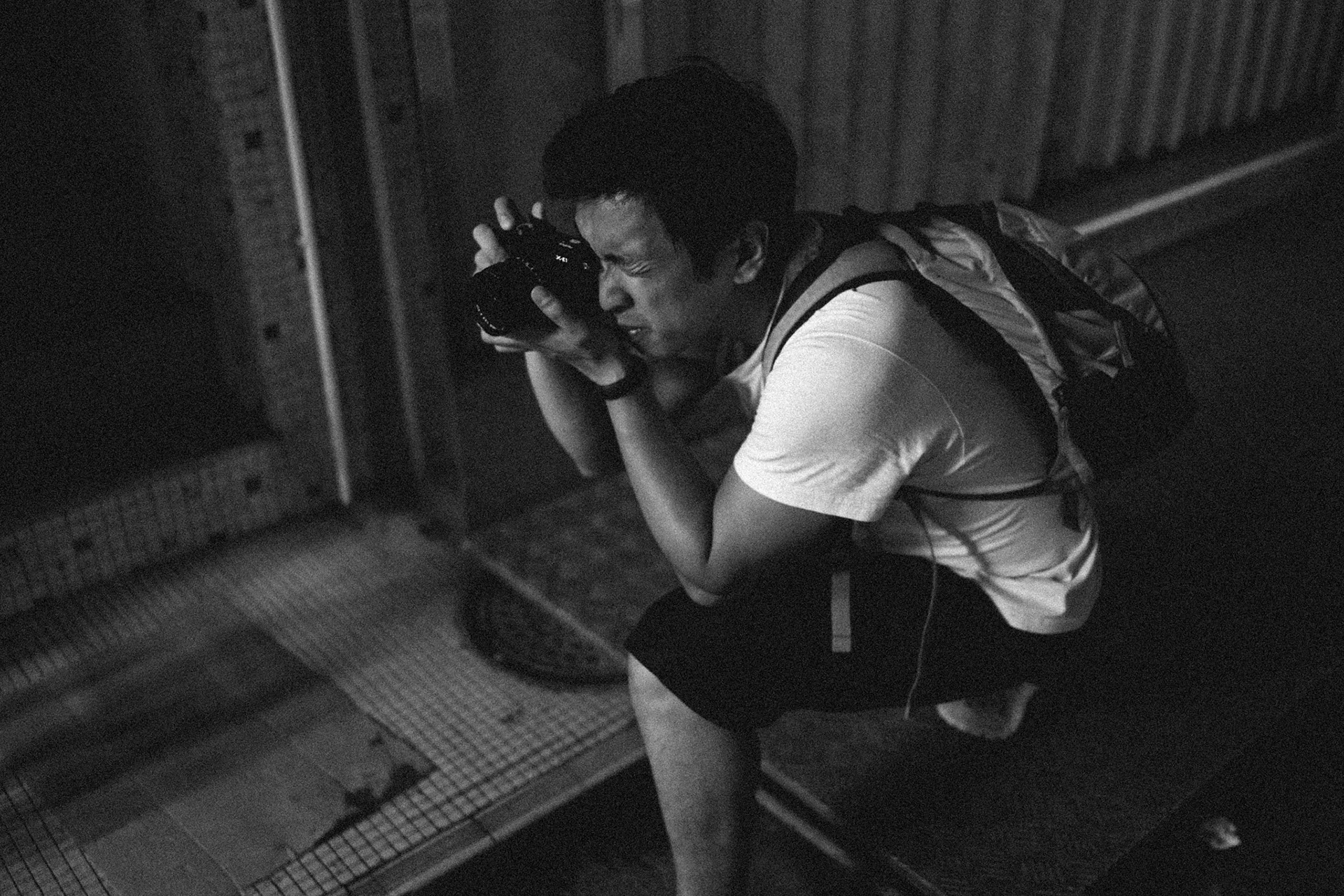 Me shooting with Fujifilm X-E1 + XF14mm F2.8