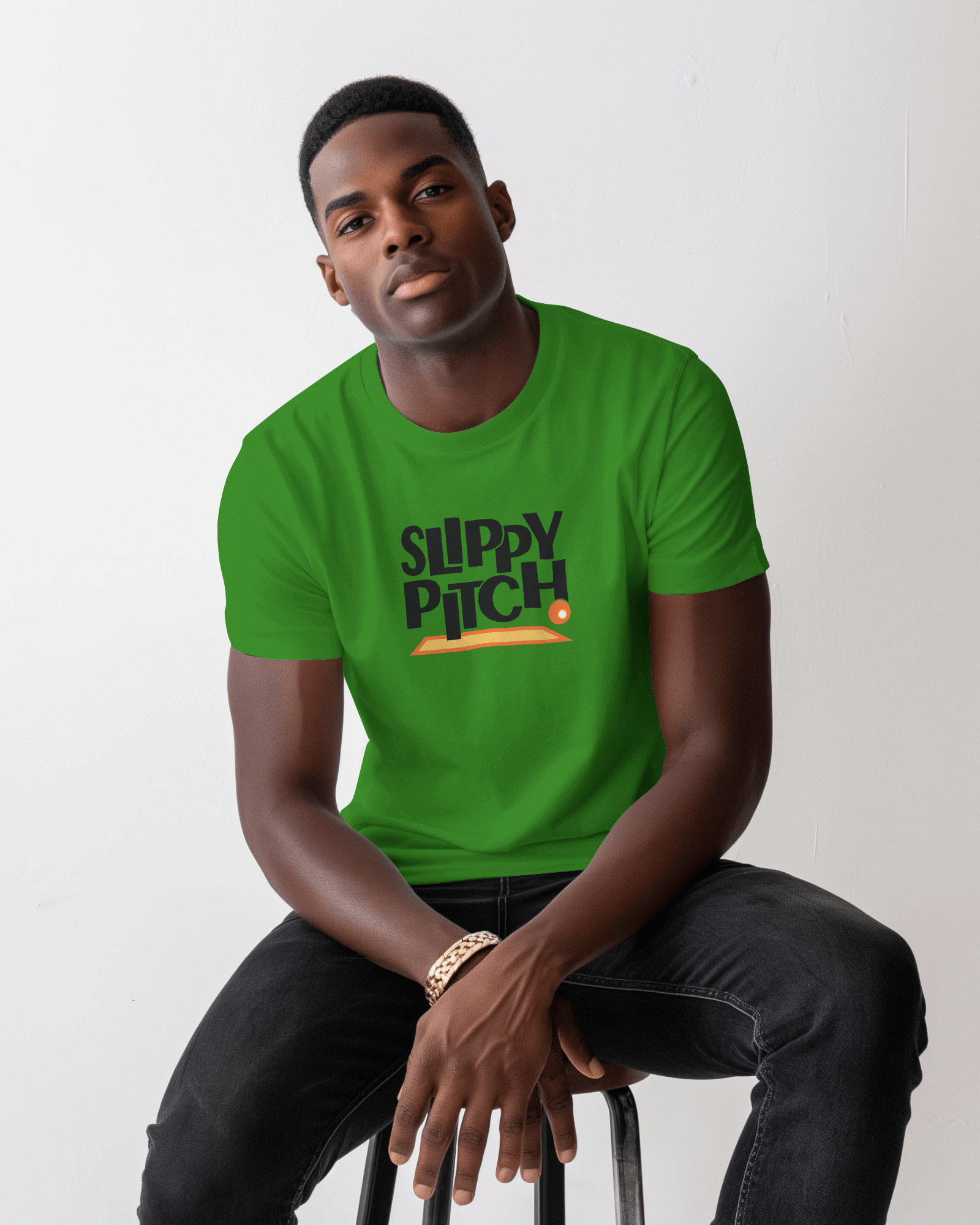 Slippy Pitch, green, unisex, t-shirt, tee, soccer, football, casual, lifestyle